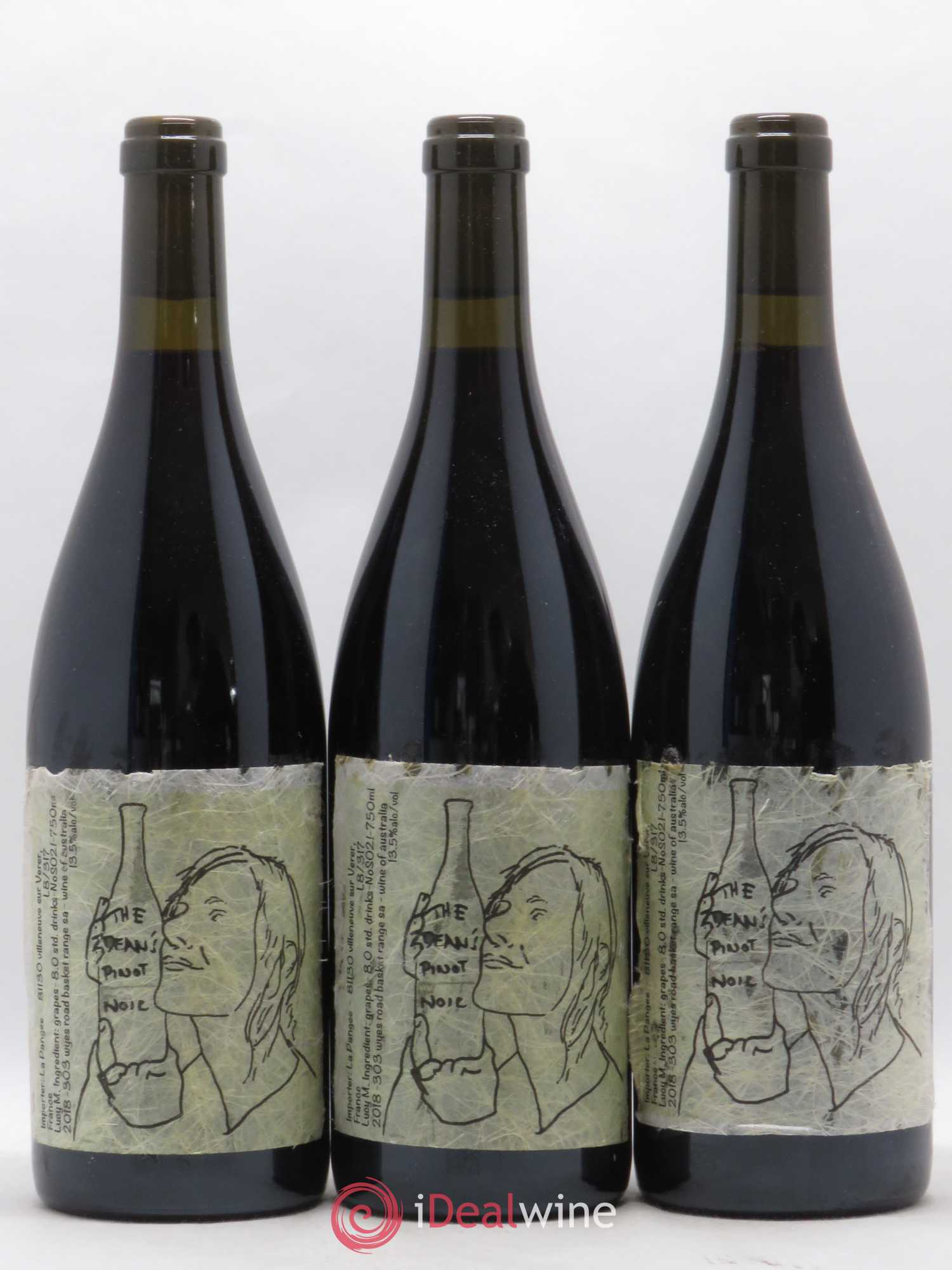Australie The Dean's Pinot Noir Lucy Margaux 2018 - Lot de 3 bouteilles - 0