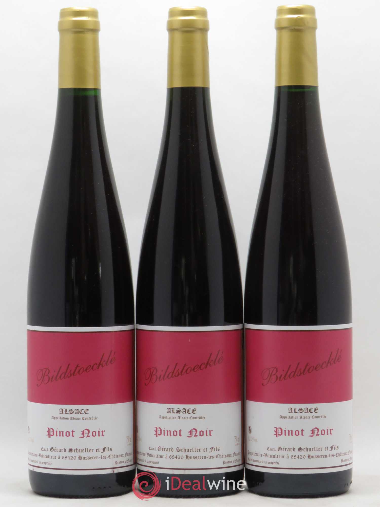 Alsace Pinot Noir Bildstoeckle Gérard Schueller (Domaine) 2016 - Lot de 3 bouteilles - 0