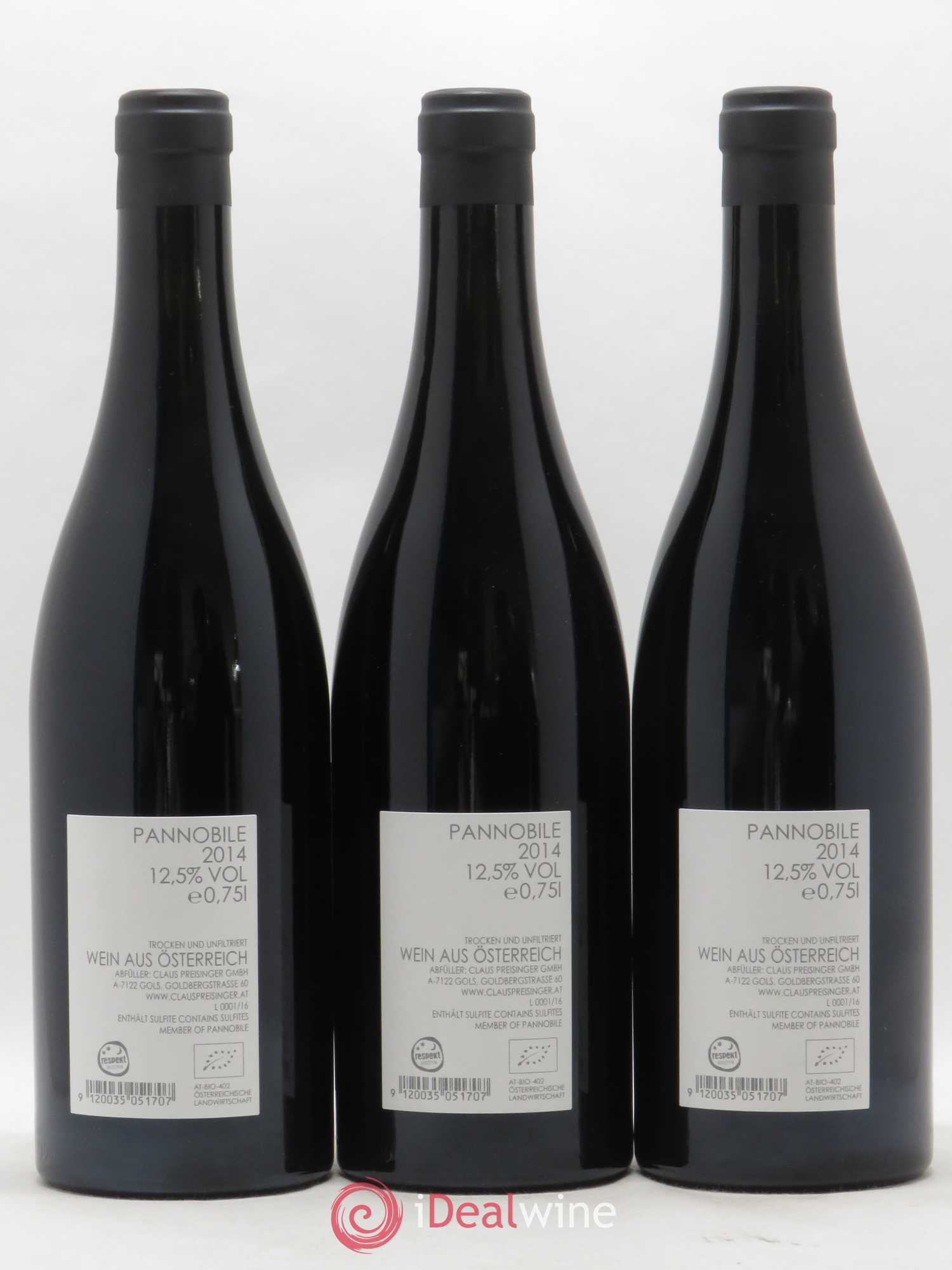 Autriche Pannobile Claus Presinger 2014 - Posten von 3 Flaschen - 1