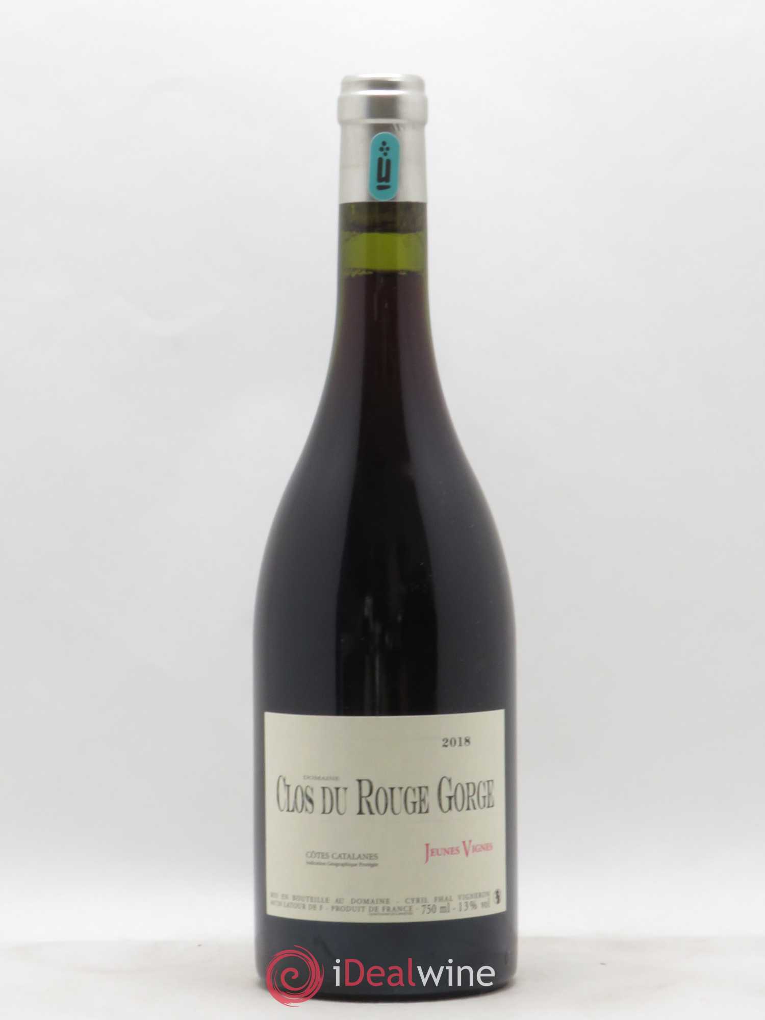 Côtes Catalanes (VDP des Côtes Catalanes) Clos du Rouge Gorge Jeunes Vignes Cyril Fhal 2018 - Lot de 1 bouteille - 0