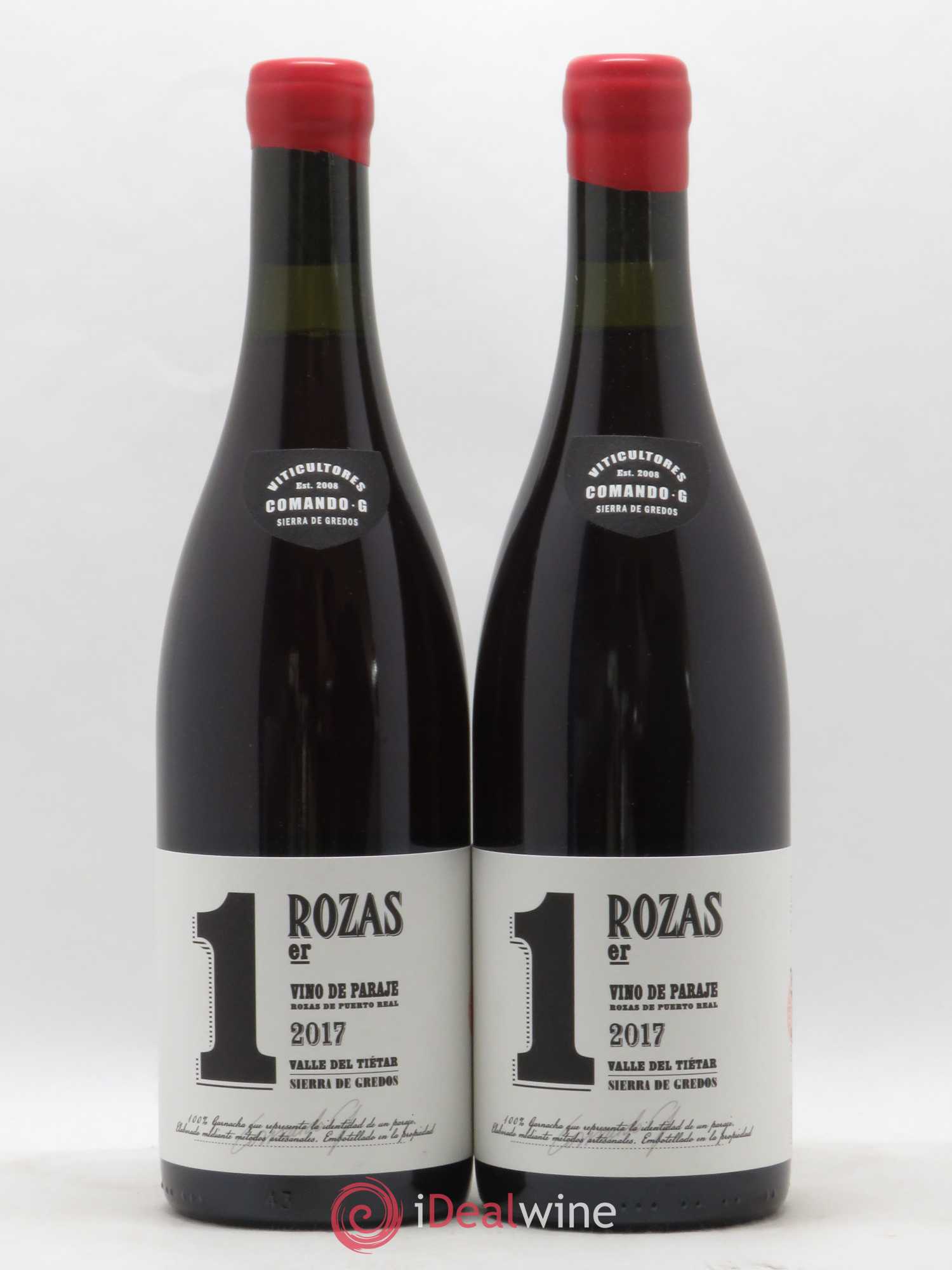 Vinos de Madrid DO Rozas 1er Comando G 2017 - Lot de 2 bouteilles - 0
