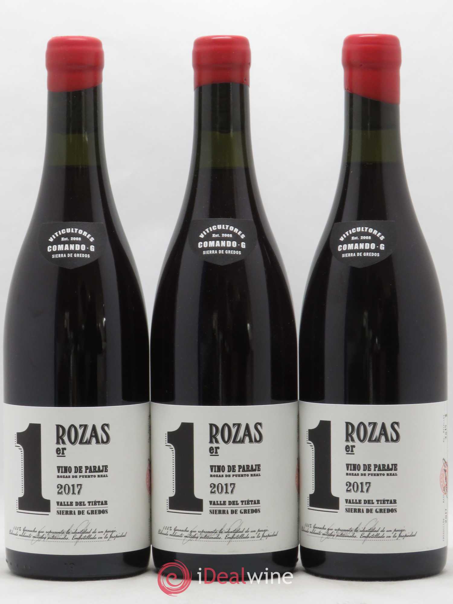Vinos de Madrid DO Rozas 1er Comando G 2017 - Lot de 3 bouteilles - 0