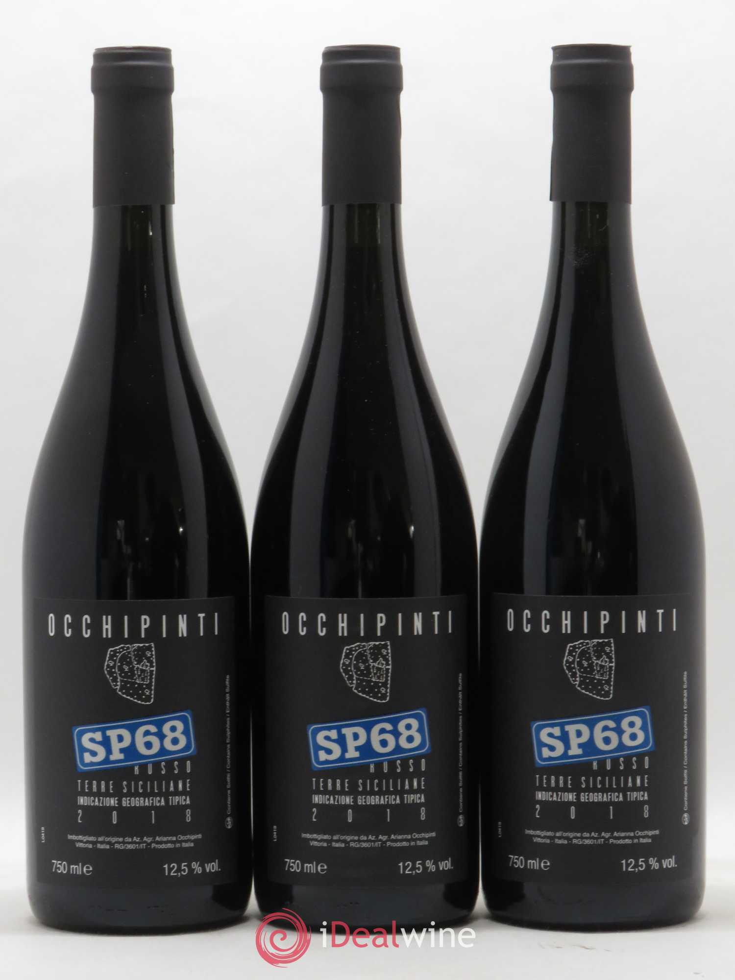 Terre Siciliane IGT SP68 Azienda Agricola Arianna Occhipinti 2018 - Lot de 6 bouteilles - 1