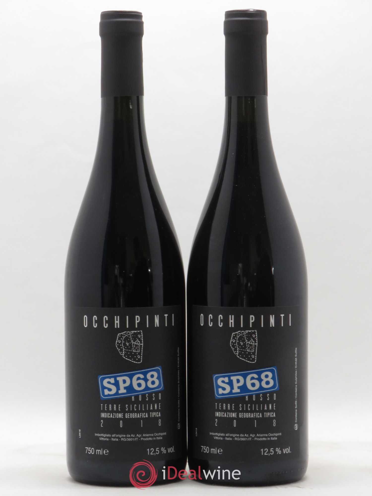 Terre Siciliane IGT SP68 Azienda Agricola Arianna Occhipinti 2018 - Lot de 2 bouteilles - 0