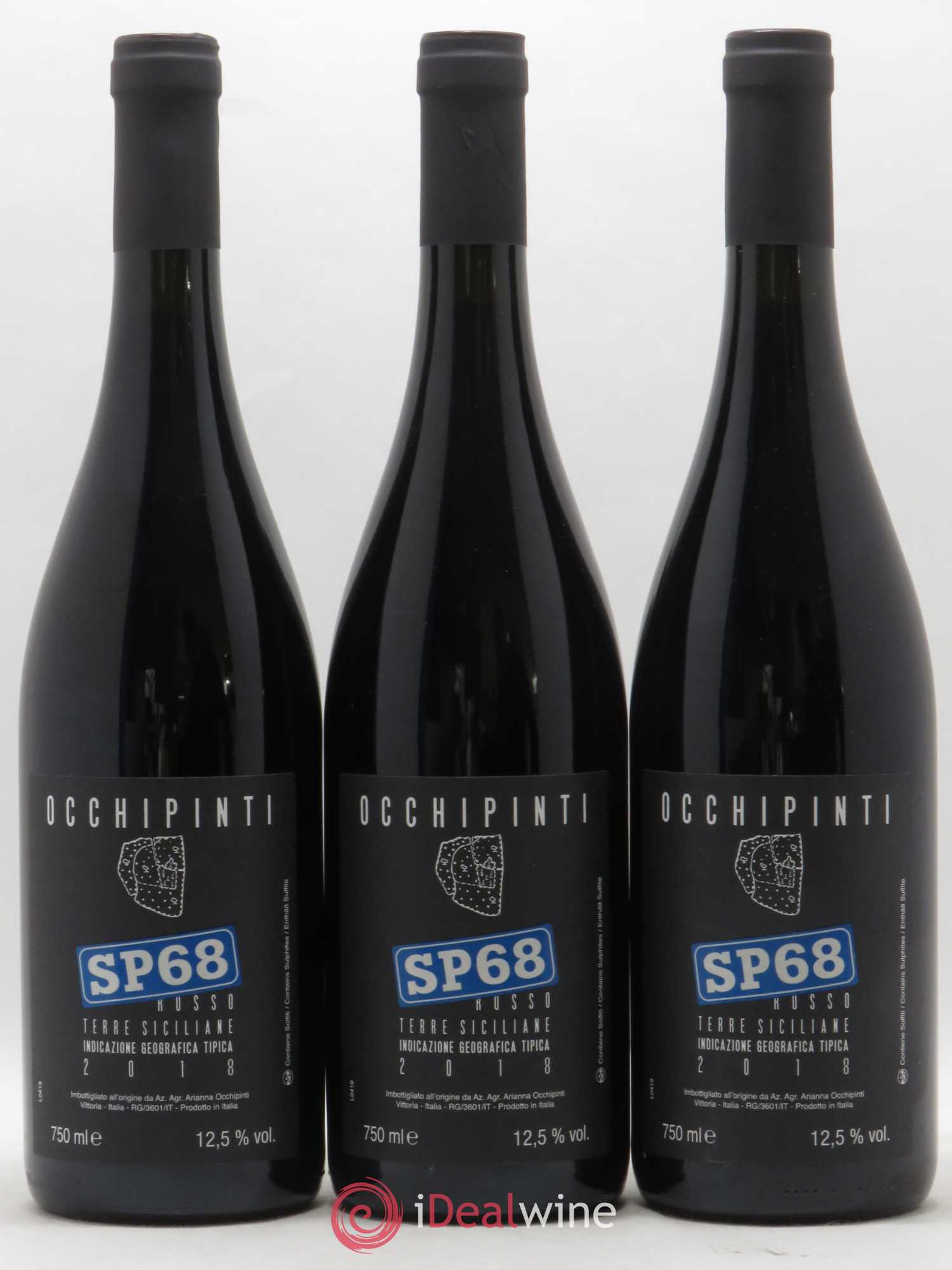 Terre Siciliane IGT SP68 Azienda Agricola Arianna Occhipinti 2018 - Lot de 3 bouteilles - 0