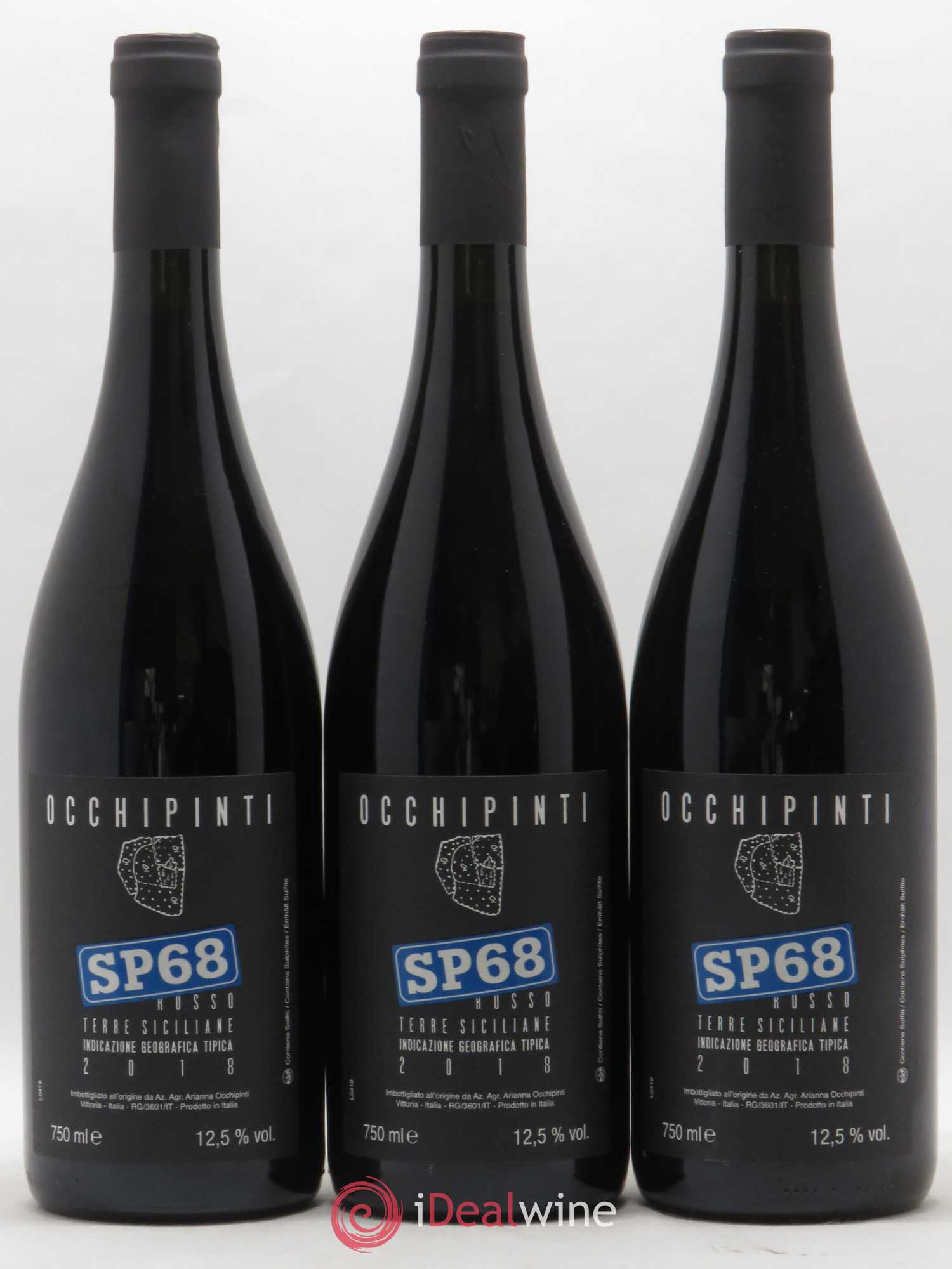 Terre Siciliane IGT SP68 Azienda Agricola Arianna Occhipinti 2018 - Lot de 3 bouteilles - 0