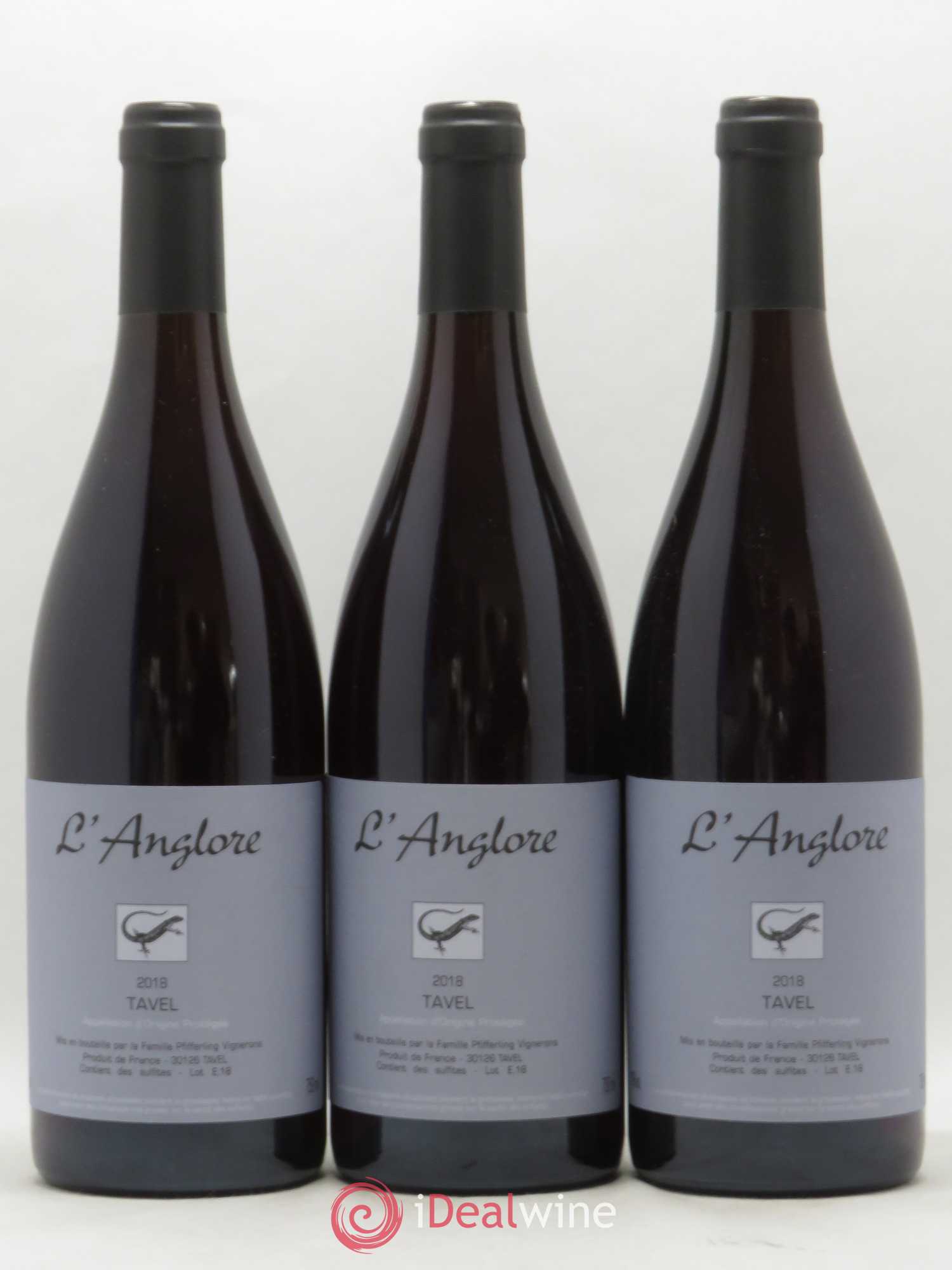 Tavel L'Anglore 2018 - Lot de 3 bouteilles - 0