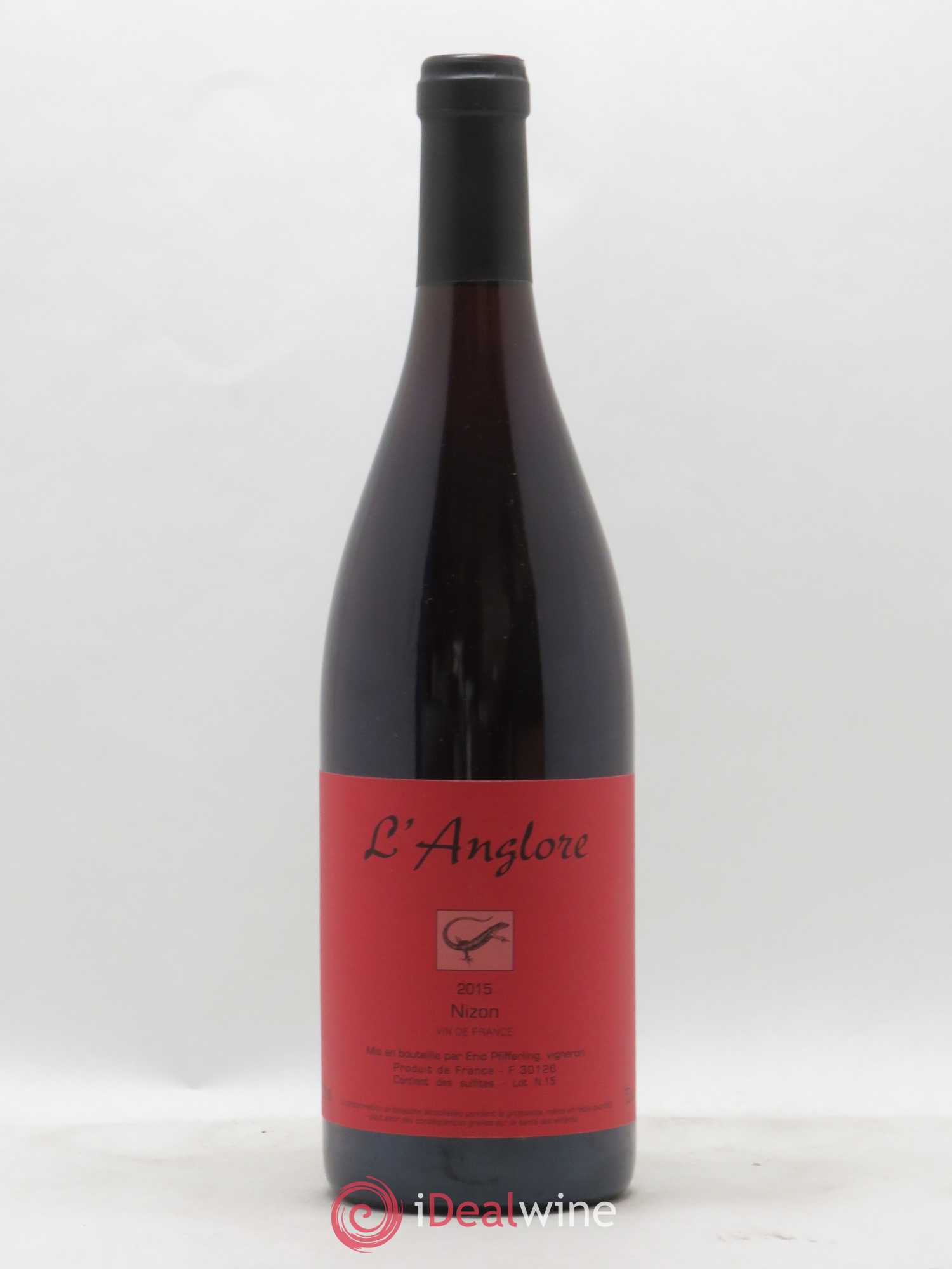 Vin de France Nizon L'Anglore 2015 - Lot de 1 bouteille - 0