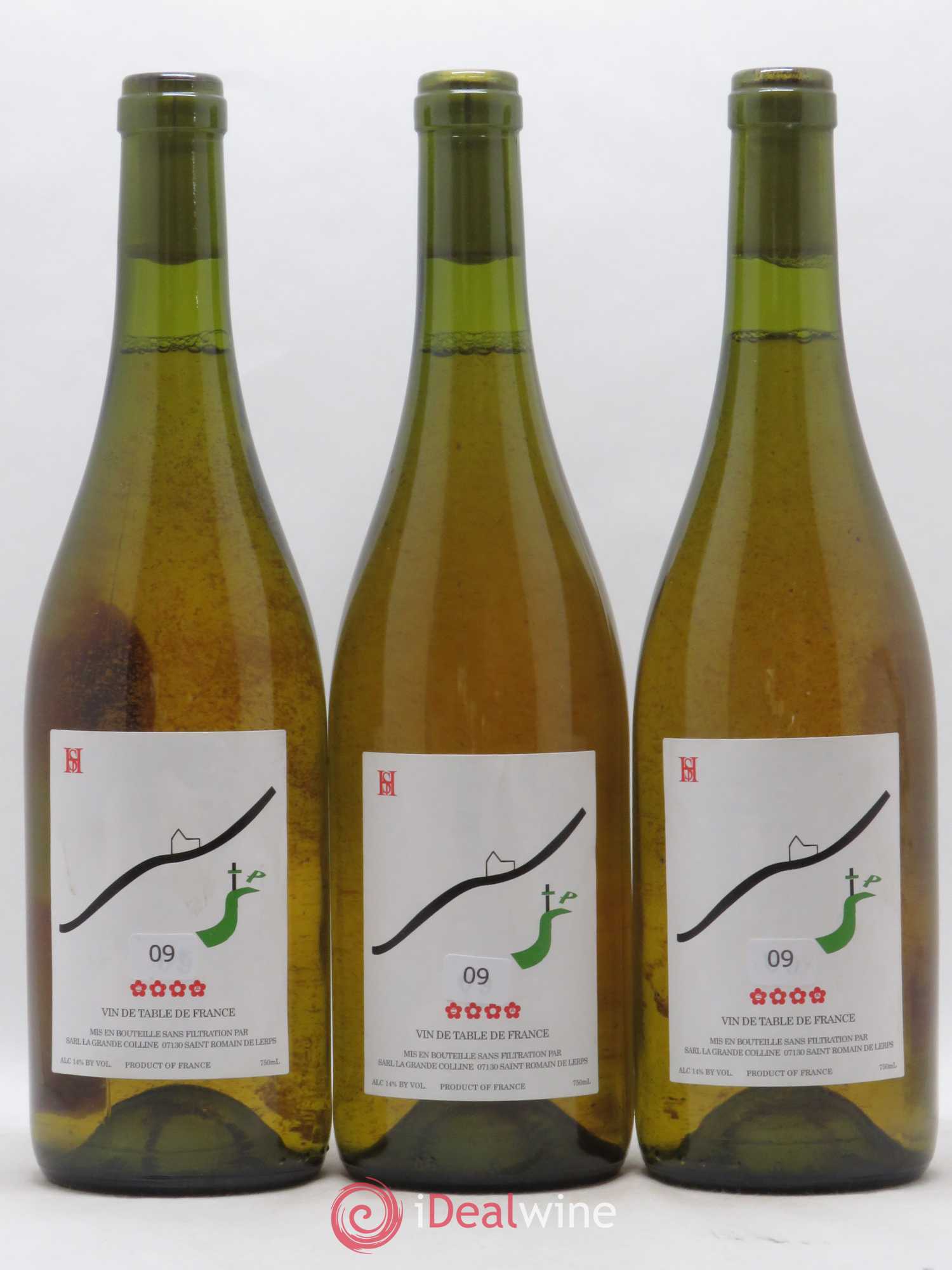 Vin de France SP Hirotake Ooka - Domaine La Grande Colline 2009 - Lot de 3 bouteilles - 0