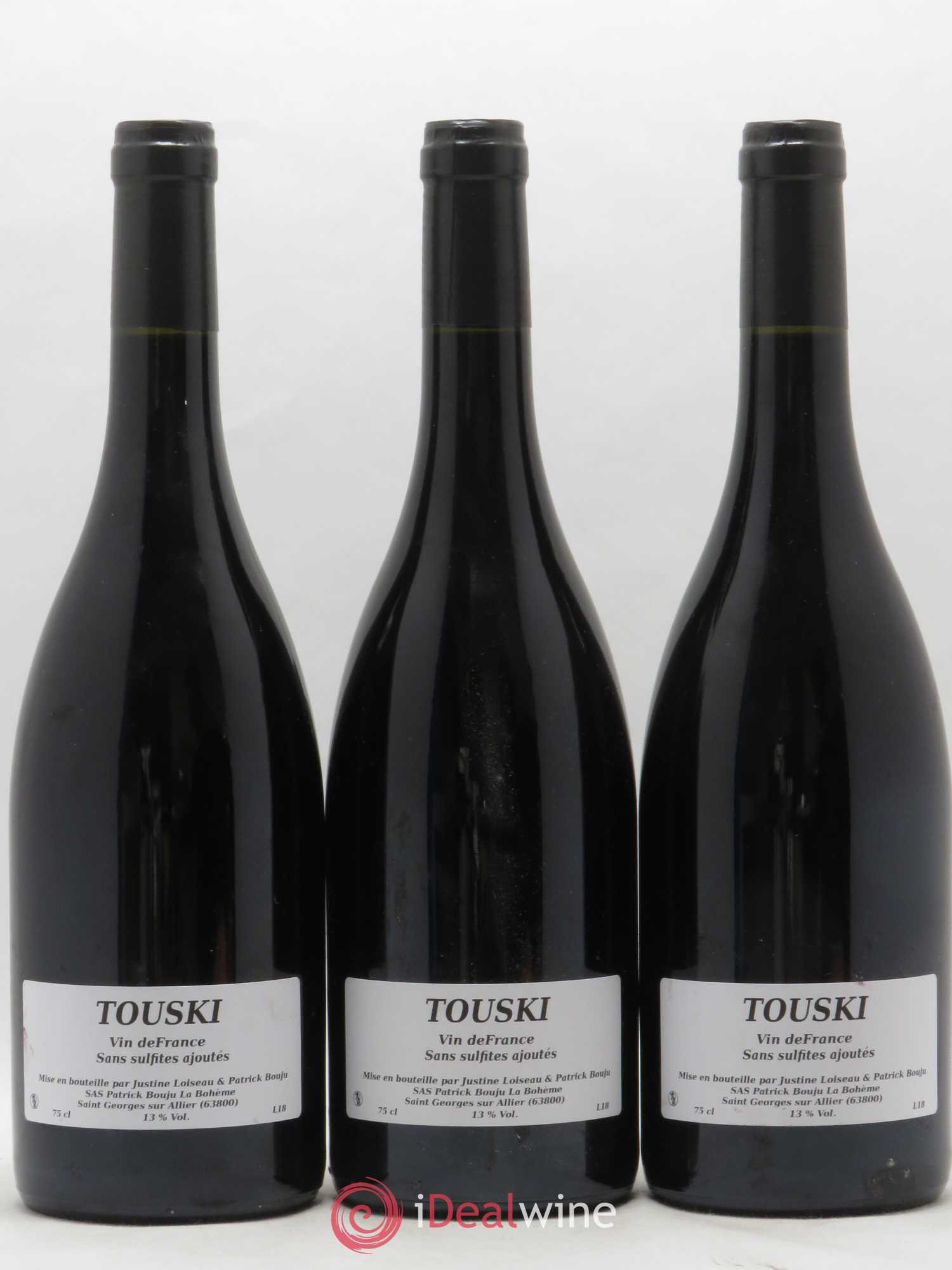 Vin de France Touski Patrick Bouju - La Bohème 2018 - Lot de 3 bouteilles - 1