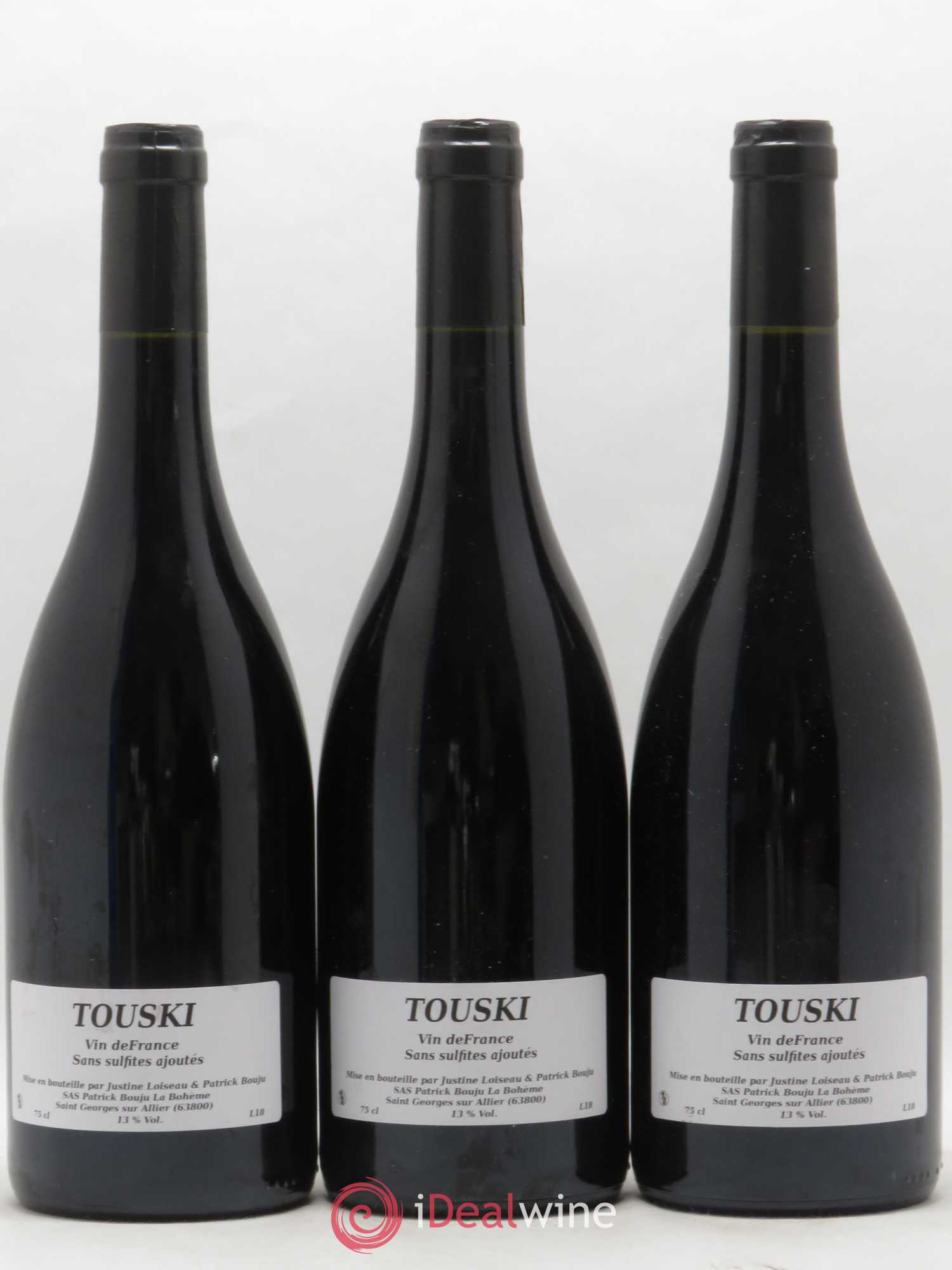 Vin de France Touski Patrick Bouju - La Bohème 2018 - Lot de 3 bouteilles - 1