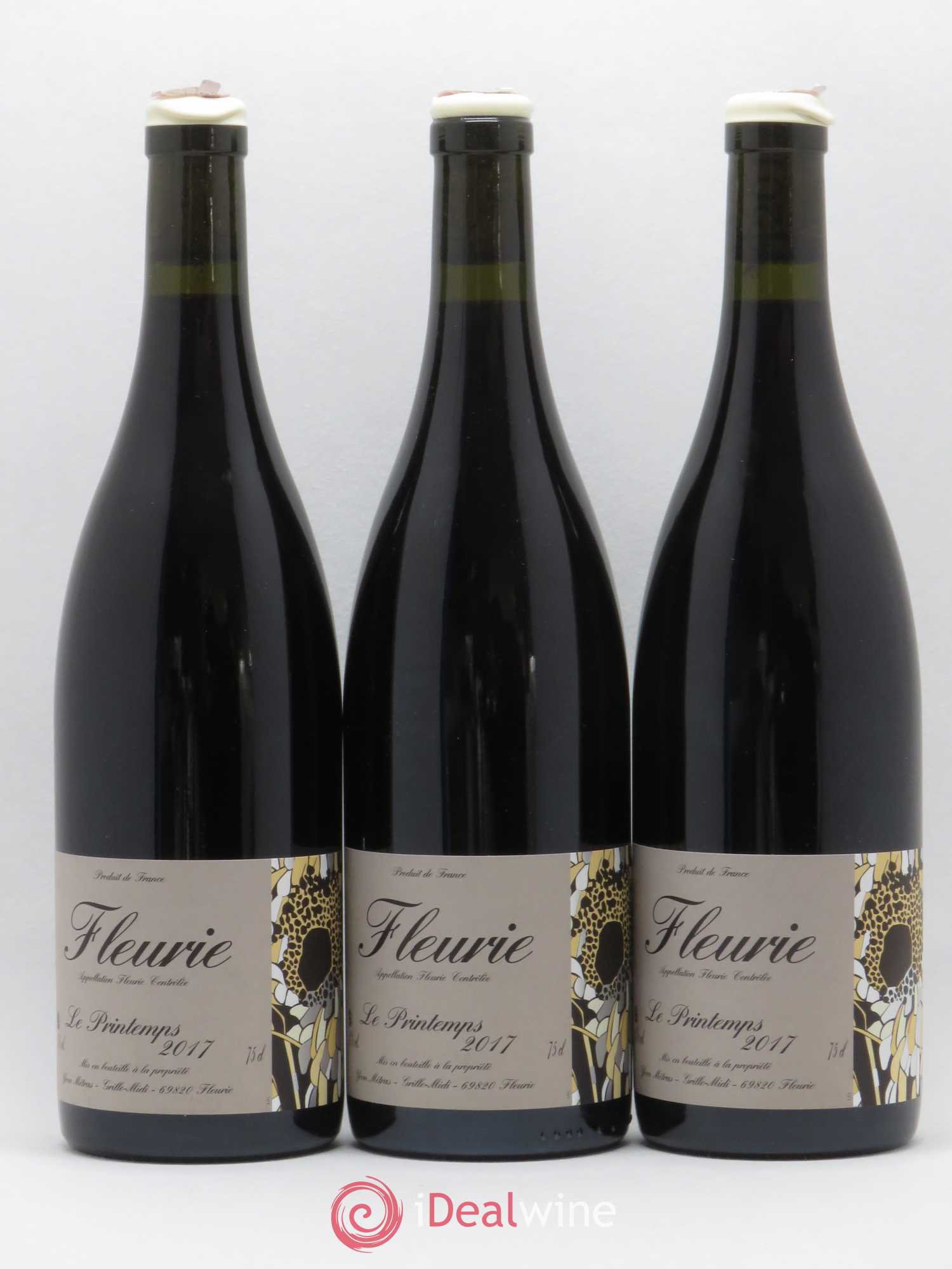 Fleurie Le Printemps Yvon Métras 2017 - Lot de 3 bouteilles - 0