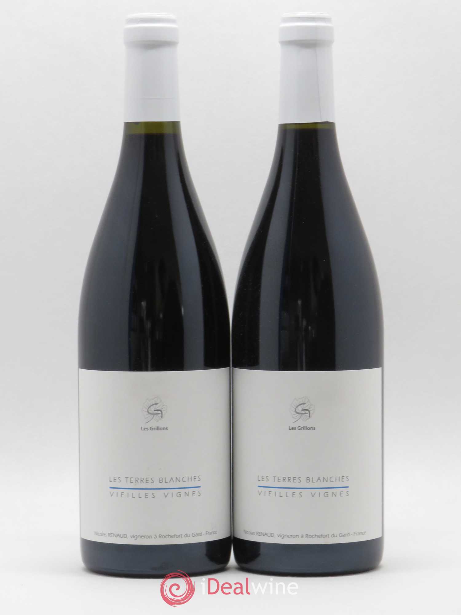 Vin de France Les Terres Blanches Vieilles vignes Clos des Grillons 2016 - Lot de 2 bouteilles - 0