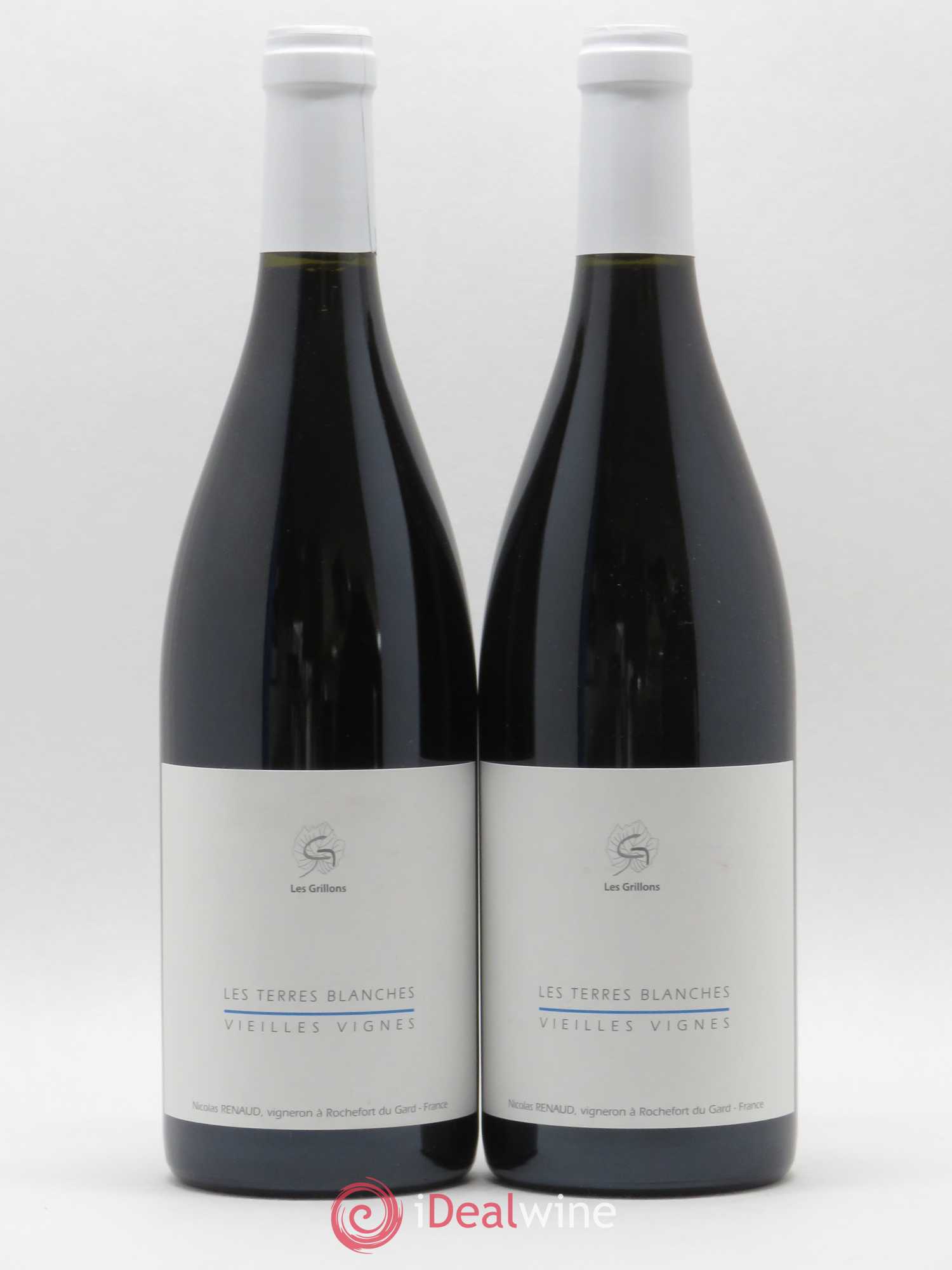 Vin de France Les Terres Blanches Vieilles vignes Clos des Grillons 2016 - Lot de 2 bouteilles - 0