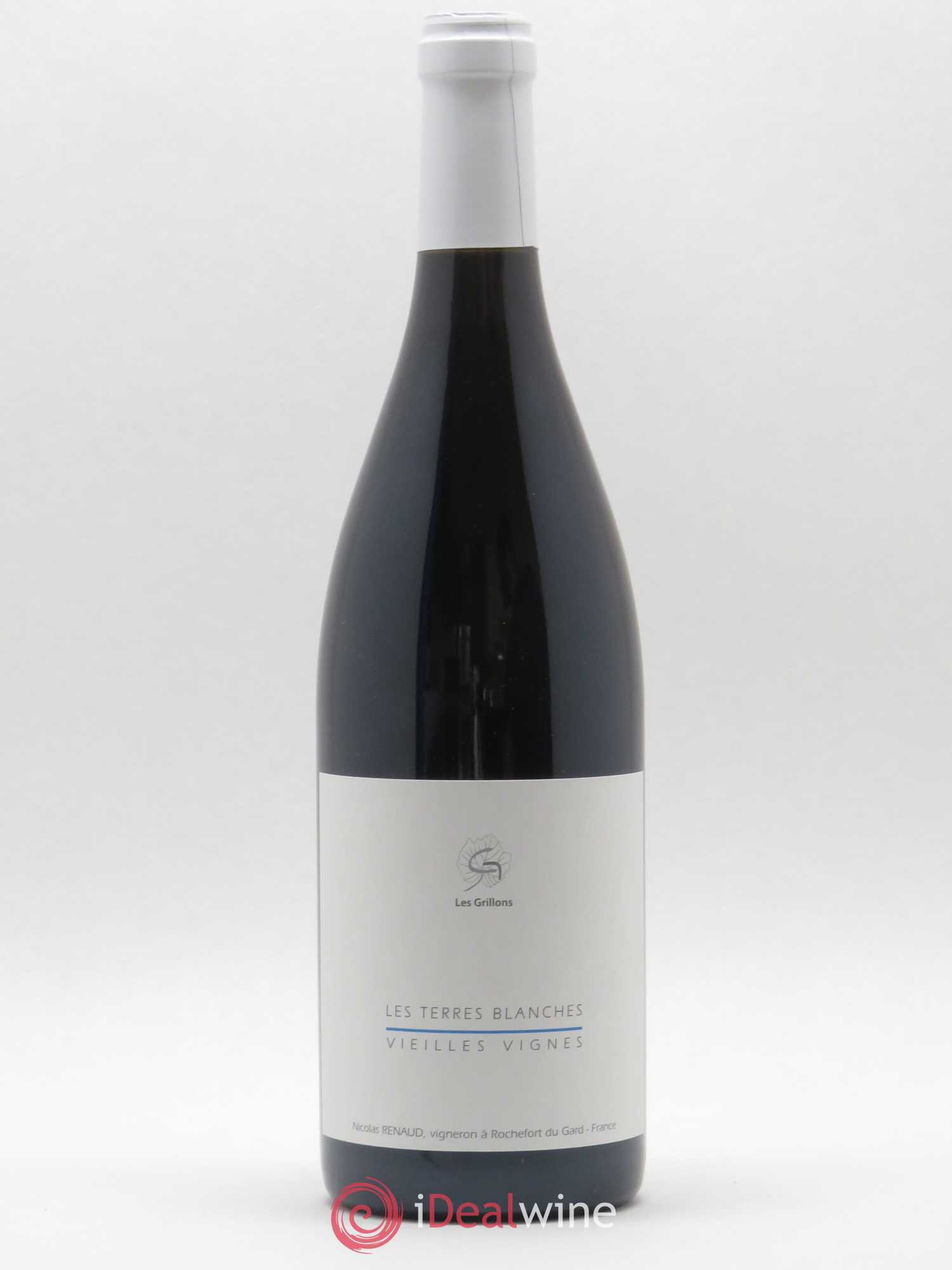 Vin de France Les Terres Blanches Vieilles vignes Clos des Grillons 2016 - Lot de 1 bouteille - 0