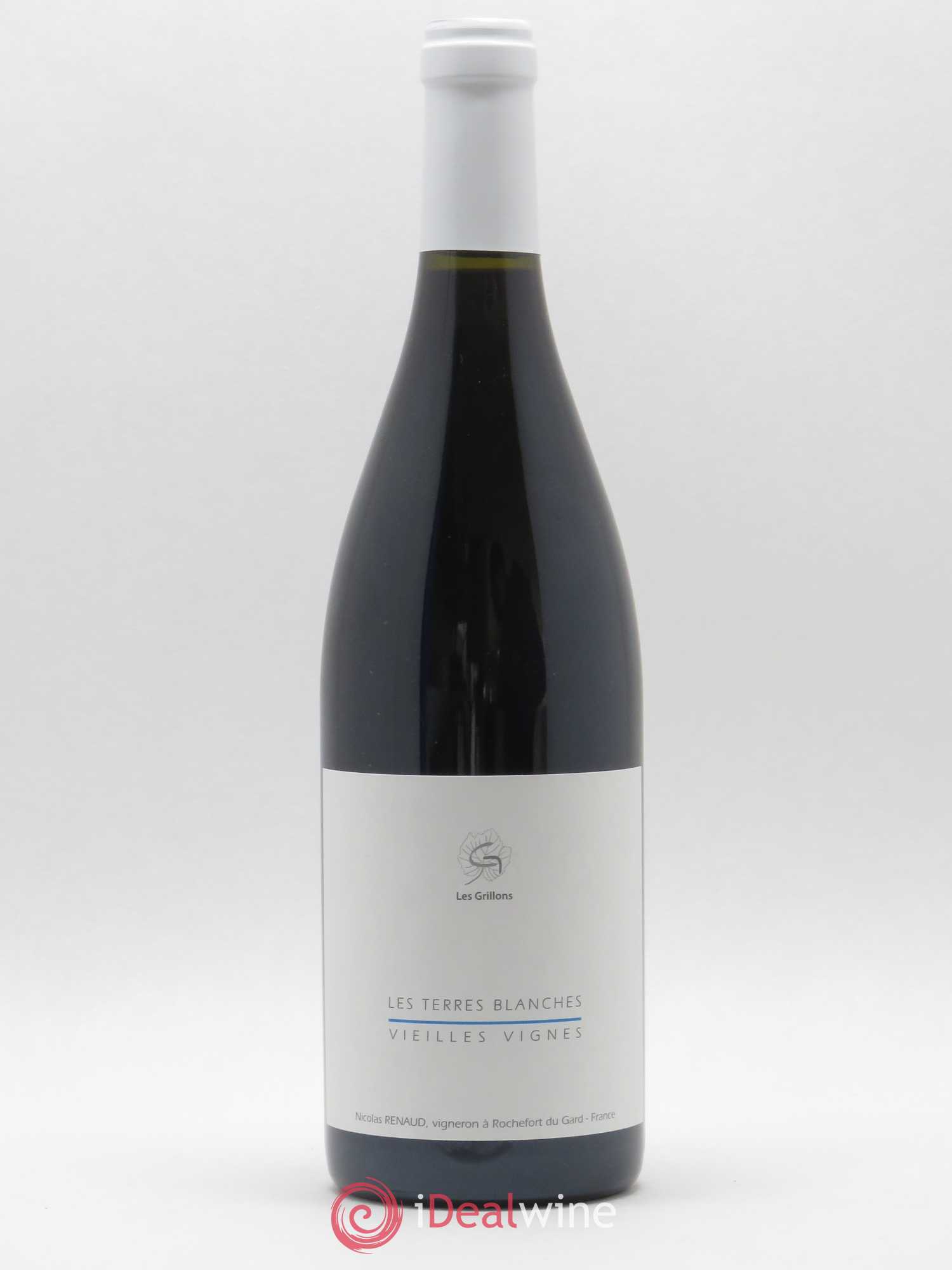Vin de France Les Terres Blanches Vieilles vignes Clos des Grillons 2016 - Lot de 1 bouteille - 0