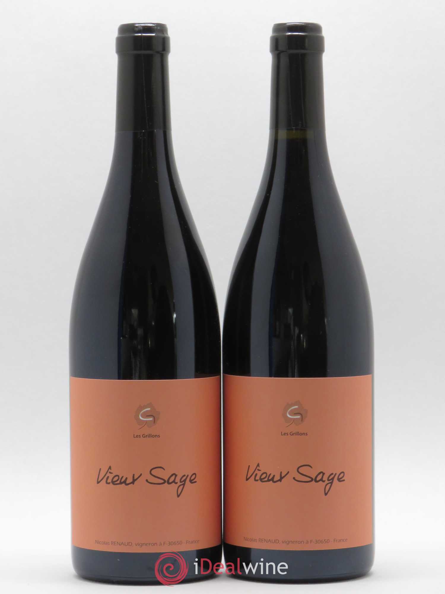 Vin de France Vieux sage Clos des Grillons 2017 - Posten von 2 Flaschen - 0