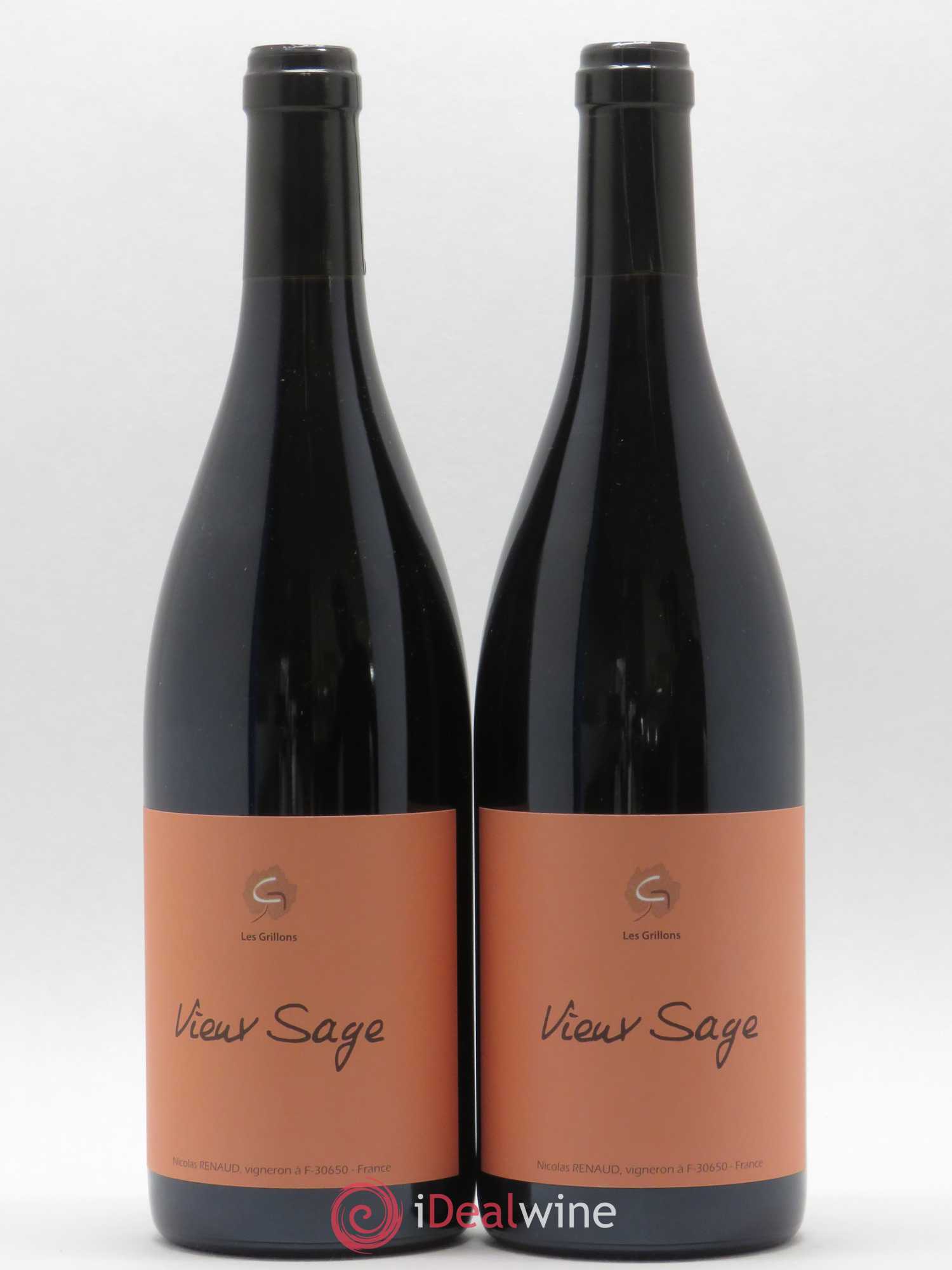 Vin de France Vieux sage Clos des Grillons 2017 - Posten von 2 Flaschen - 0