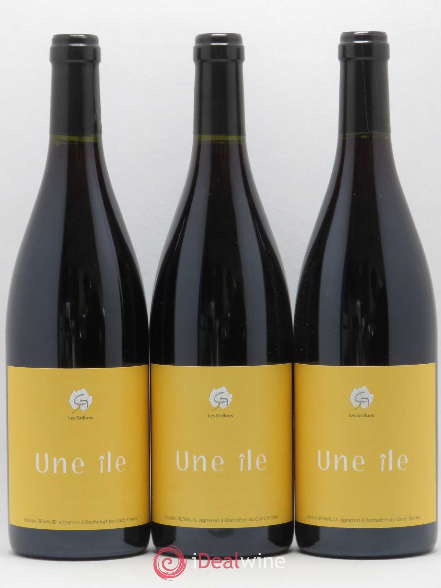 Vin de France Une Ile Clos des Grillons 2017 - Lot de 3 bouteilles - 0