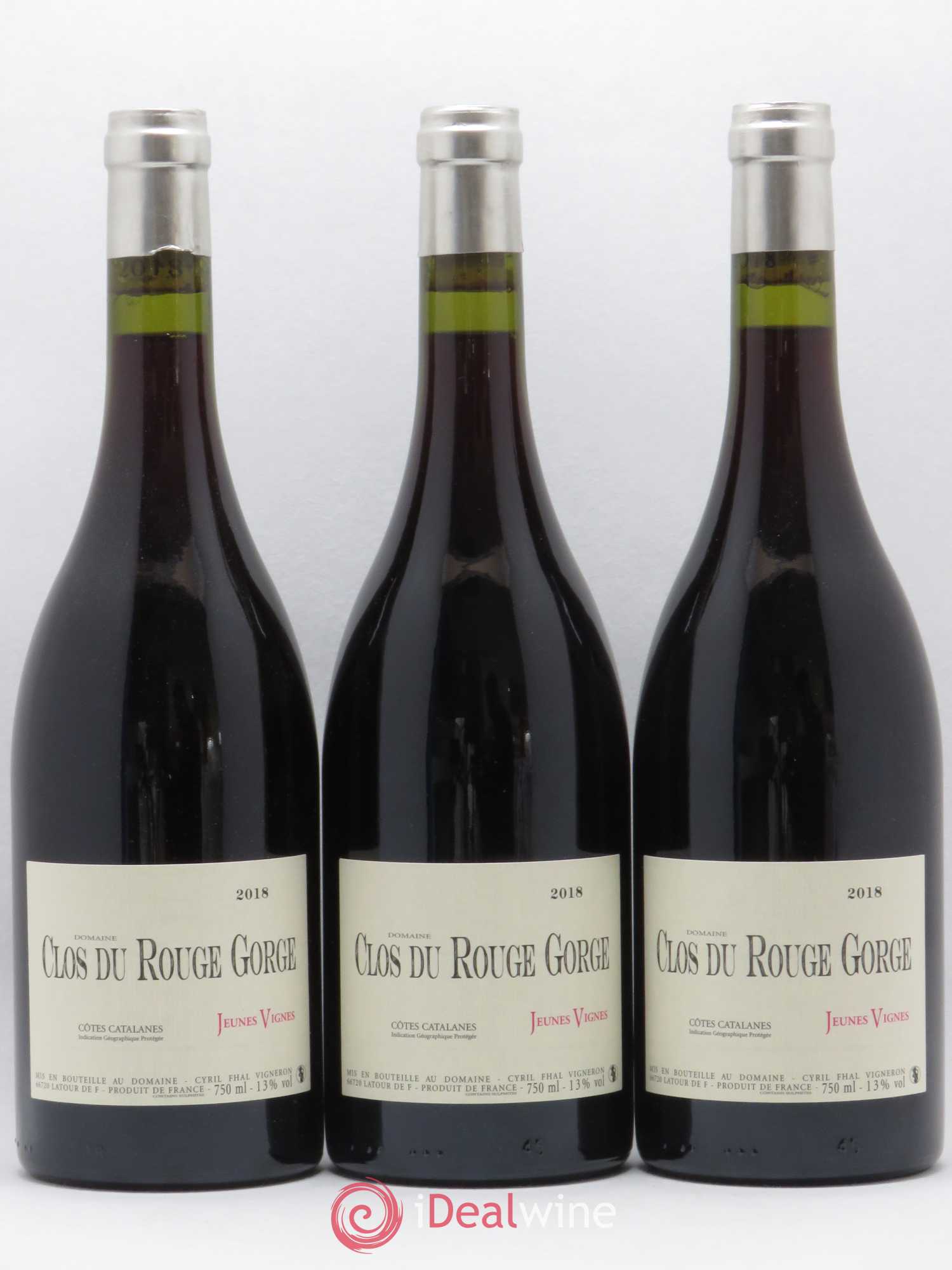 Côtes Catalanes (VDP des Côtes Catalanes) Clos du Rouge Gorge Jeunes Vignes Cyril Fhal 2018 - Lot de 6 bouteilles - 2