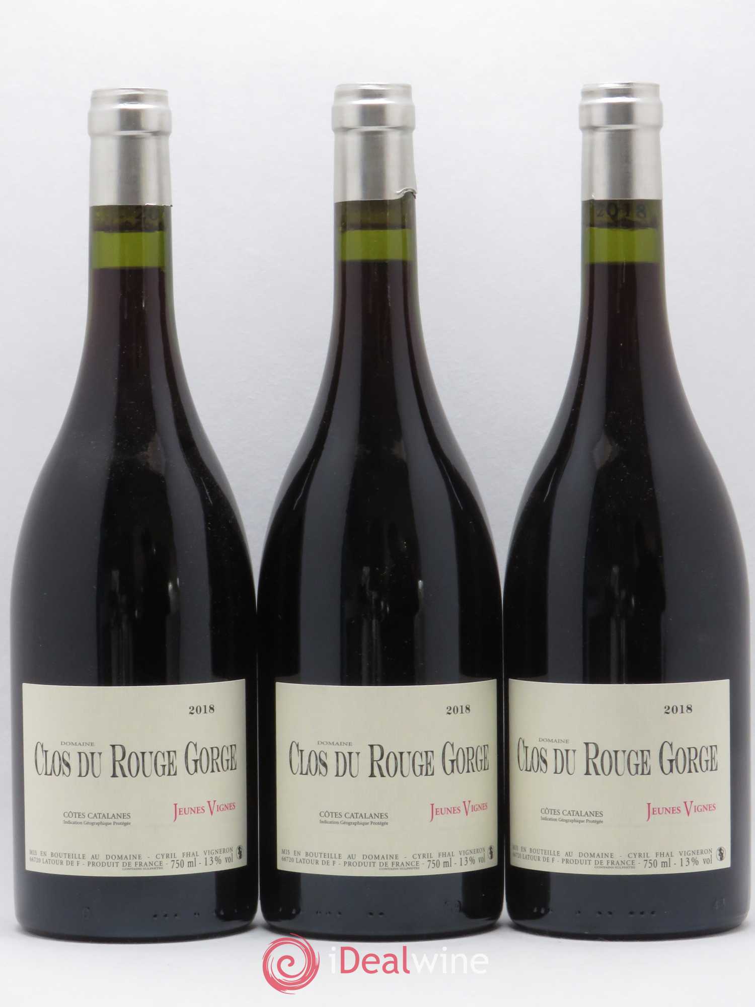 Côtes Catalanes (VDP des Côtes Catalanes) Clos du Rouge Gorge Jeunes Vignes Cyril Fhal 2018 - Lot de 6 bouteilles - 2