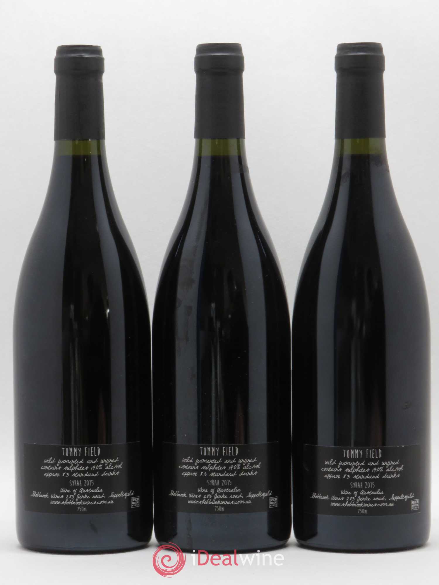 Australie Syrah Barossa Valley Tommy Ruff 2015 - Lot de 3 bouteilles - 1