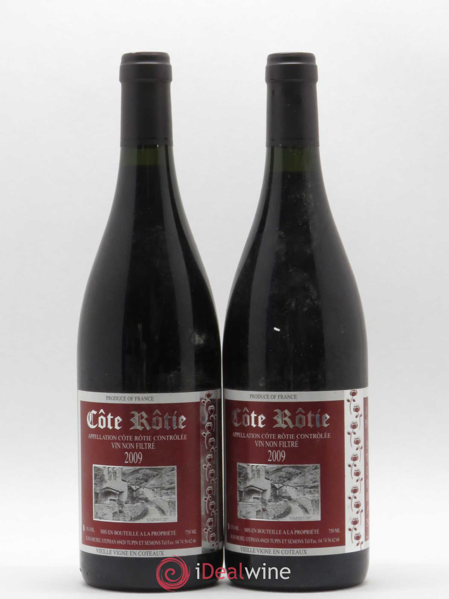 Côte-Rôtie Jean-Michel Stephan Vieilles vignes en Coteau 2009 - Posten von 2 Flaschen - 0