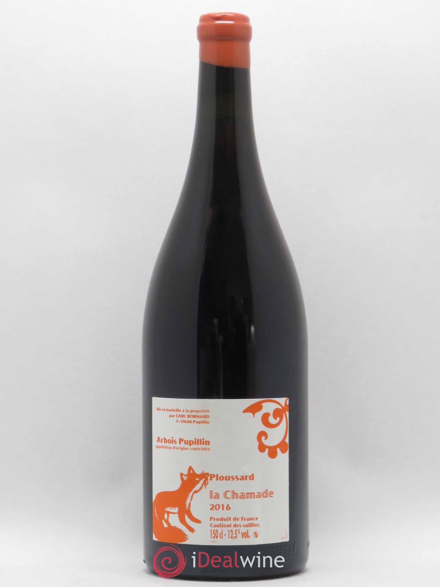 Arbois-Pupillin Ploussard La Chamade Bornard 2016 - Lot de 1 magnum - 0