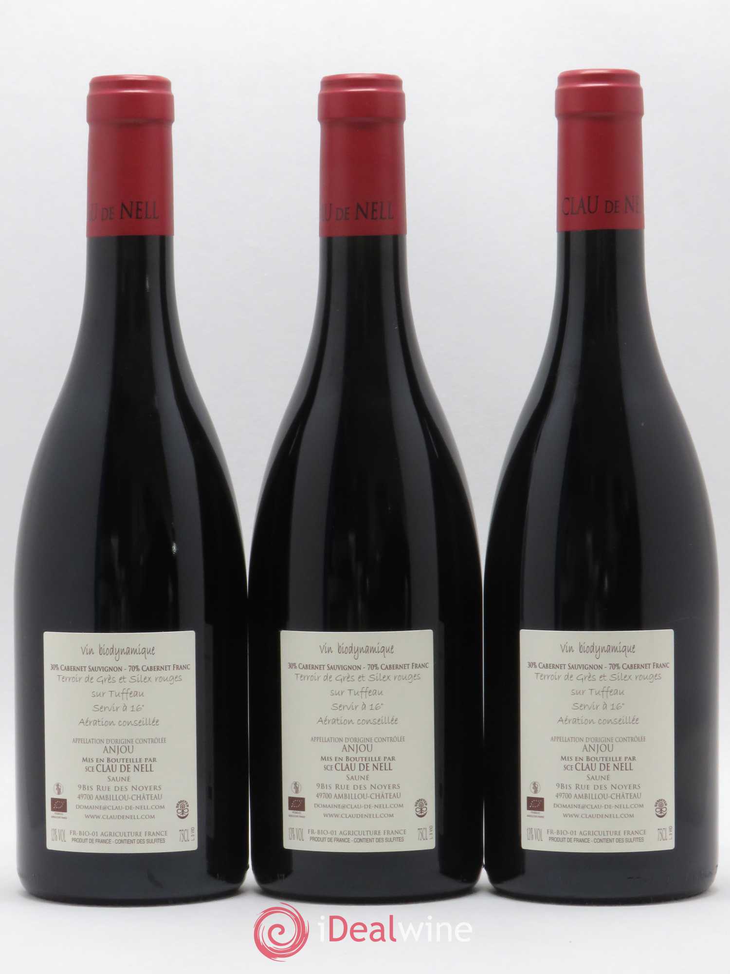 Anjou Cuvée Violette Clau de Nell 2016 - Lot de 3 bouteilles - 1