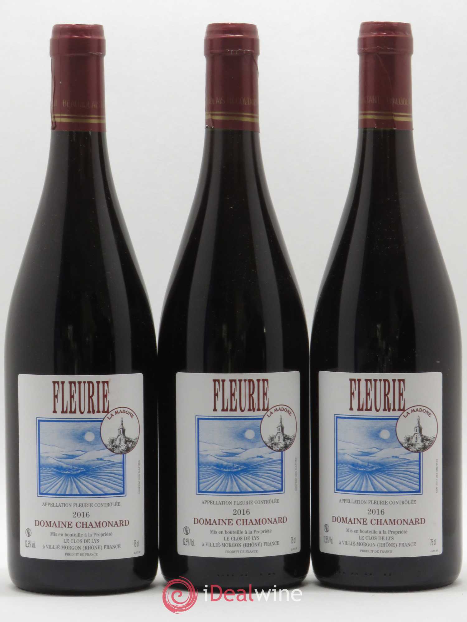 Fleurie Joseph Chamonard (Domaine) La Madone 2016 - Lot de 3 bouteilles - 0