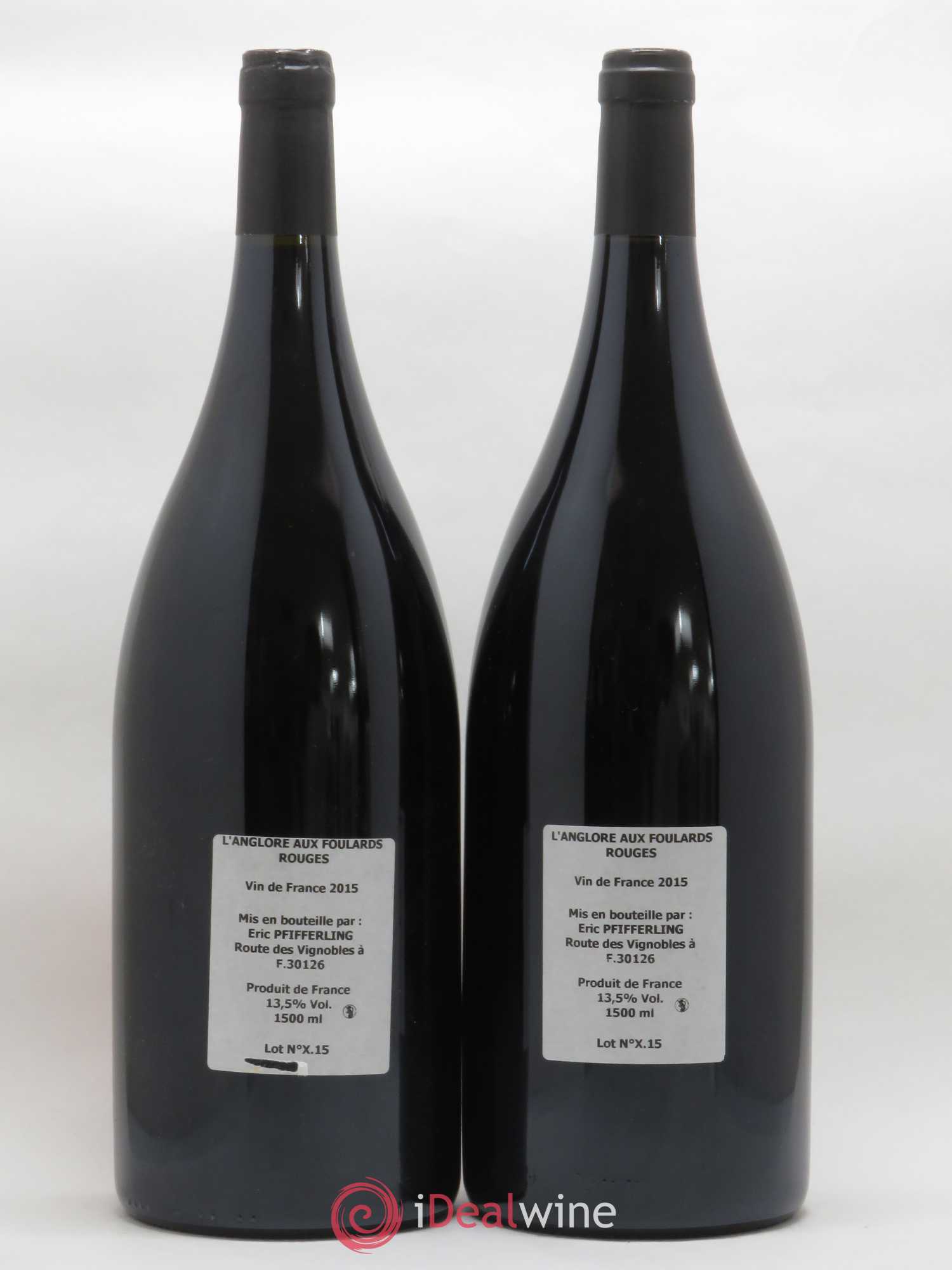 Vin de France L'Anglore aux Foulards Rouges L'Anglore 2015 - Lot de 2 magnums - 1