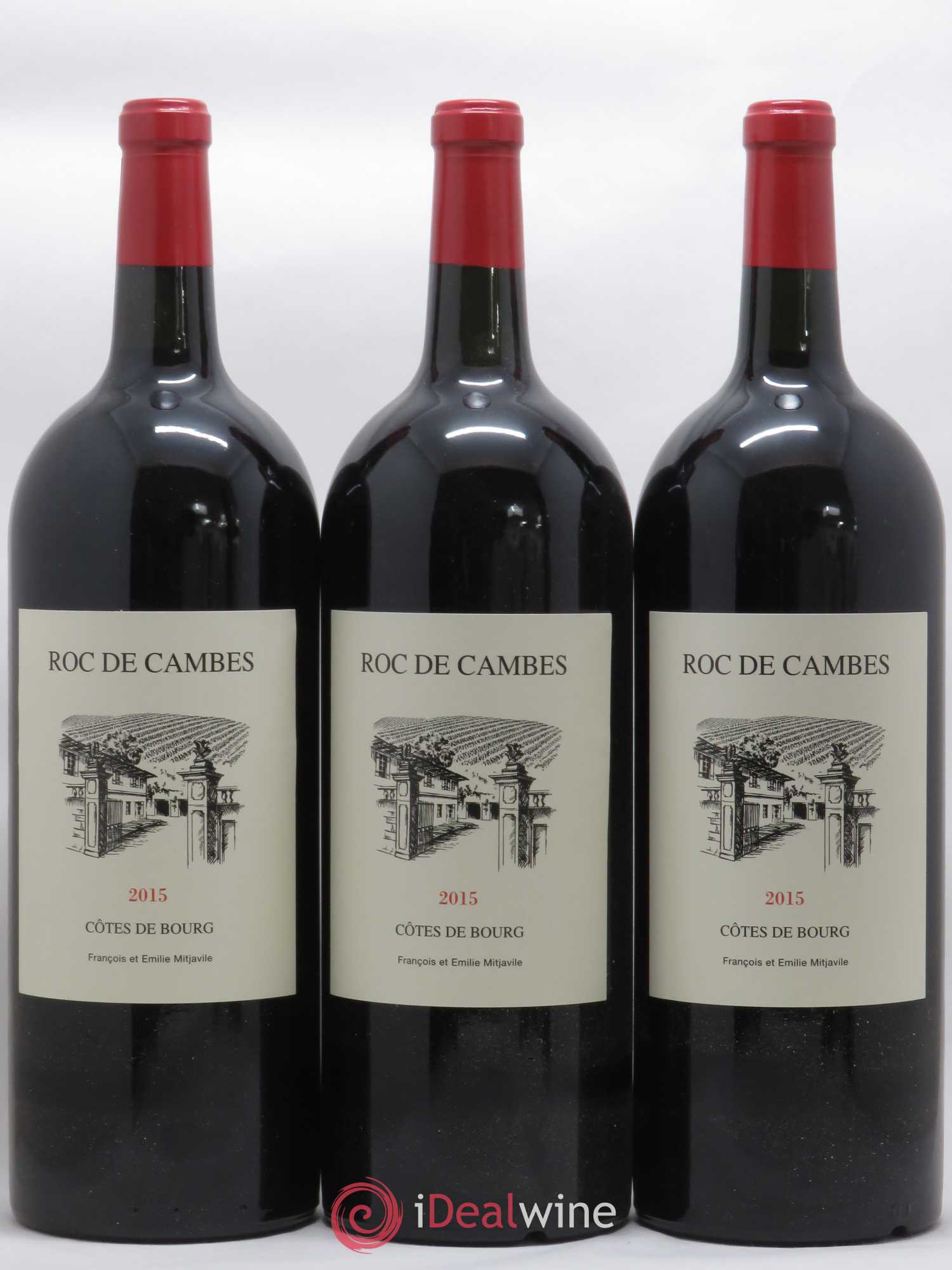 Roc de Cambes 2015 - Lot de 3 magnums - 0