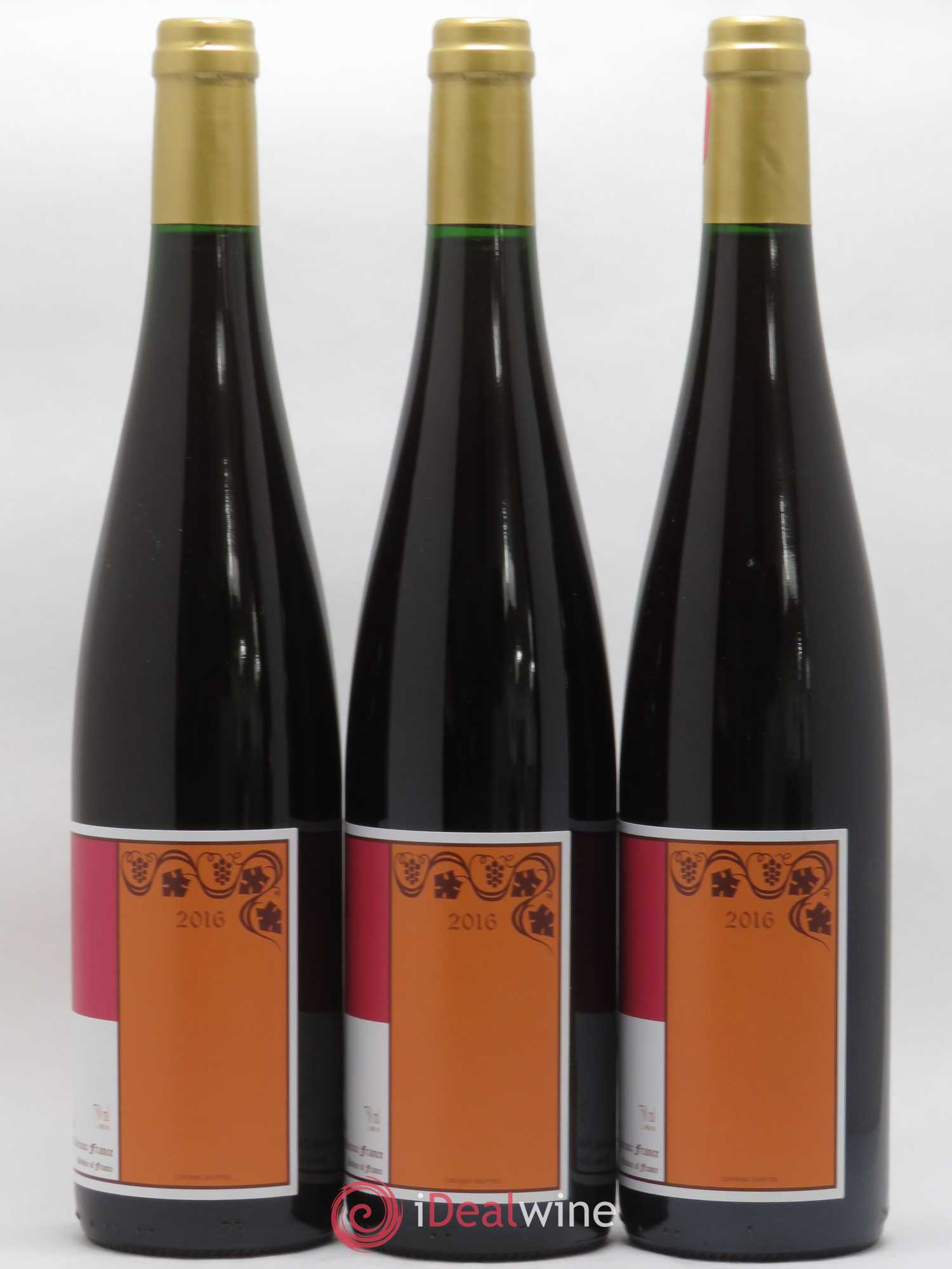 Alsace Pinot Noir Bildstoeckle Gérard Schueller (Domaine) 2016 - Lot de 3 bouteilles - 1