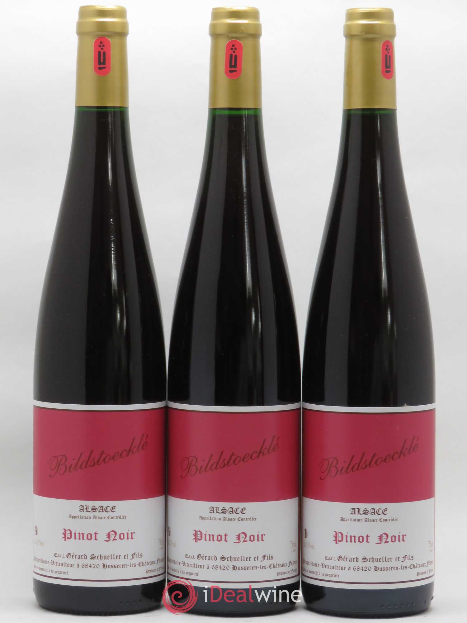 Alsace Pinot Noir Bildstoeckle Gérard Schueller (Domaine) 2016 - Lot de 3 bouteilles - 0