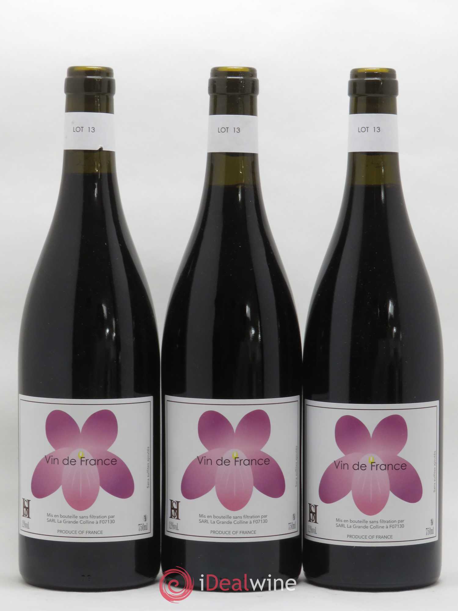 Vin de France (Ex Saint-Joseph) Hirotake Ooka - Domaine La Grande Colline 2013 - Lot de 3 bouteilles - 0
