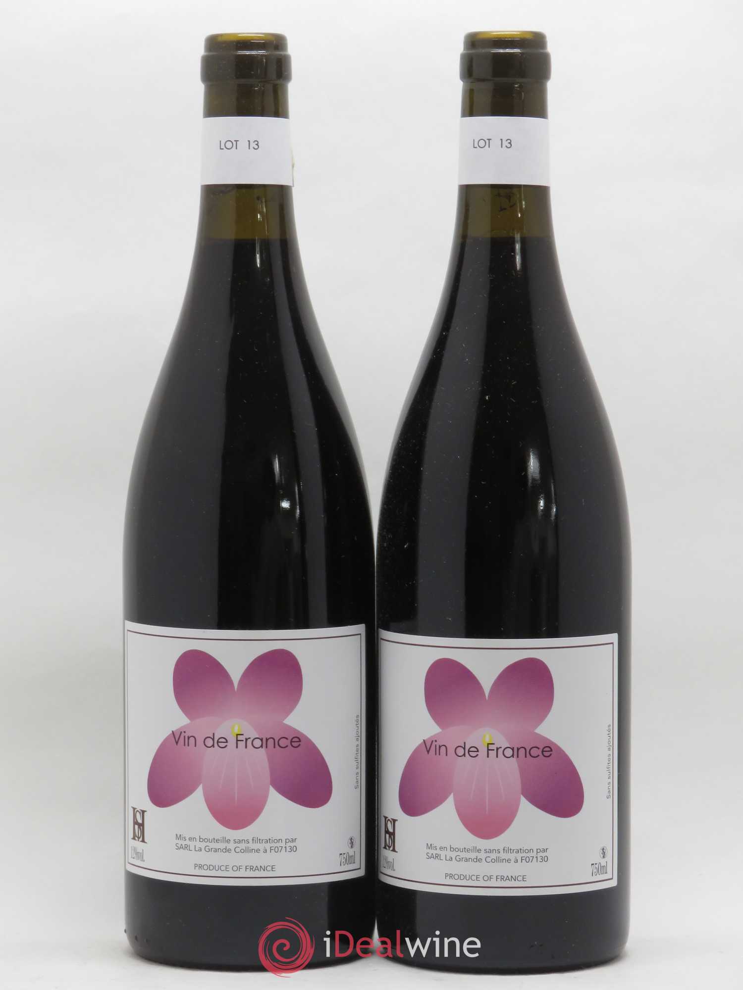 Vin de France (Ex Saint-Joseph) Hirotake Ooka - Domaine La Grande Colline 2013 - Lot de 2 bouteilles - 0