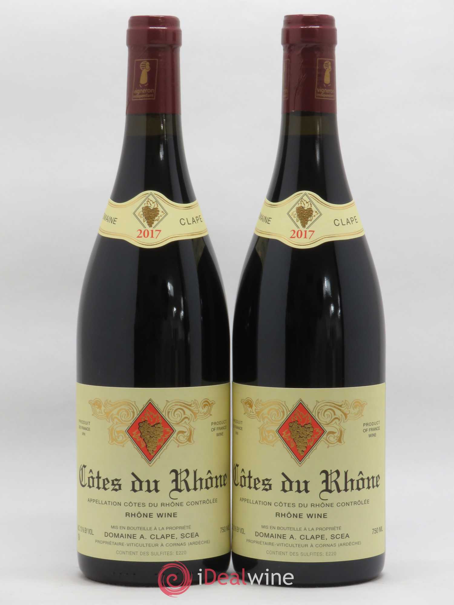 Côtes-du-Rhône Auguste Clape 2017 - Lot de 2 bouteilles - 0