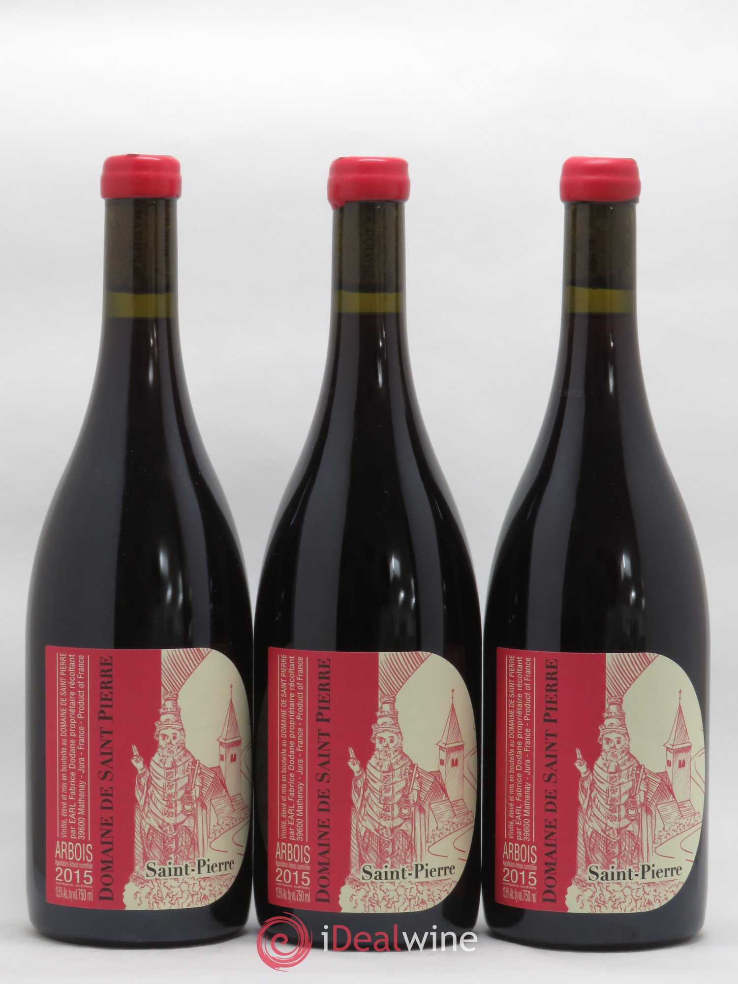 Arbois Domaine de Saint Pierre 2015 - Lot de 3 bouteilles - 0