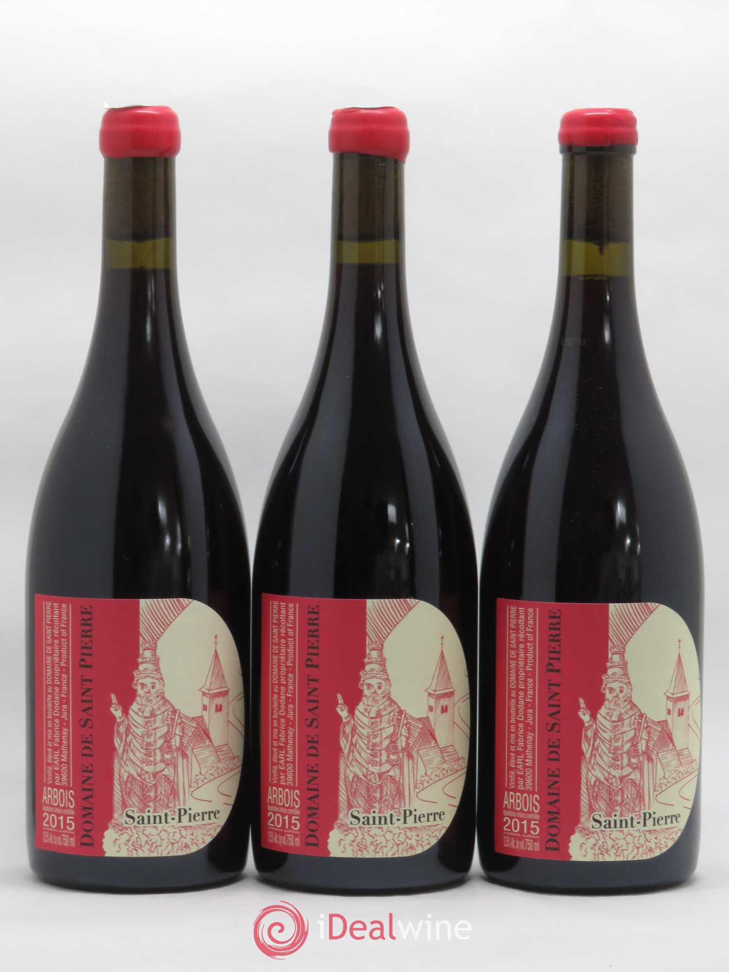 Arbois Domaine de Saint Pierre 2015 - Lot de 3 bouteilles - 0