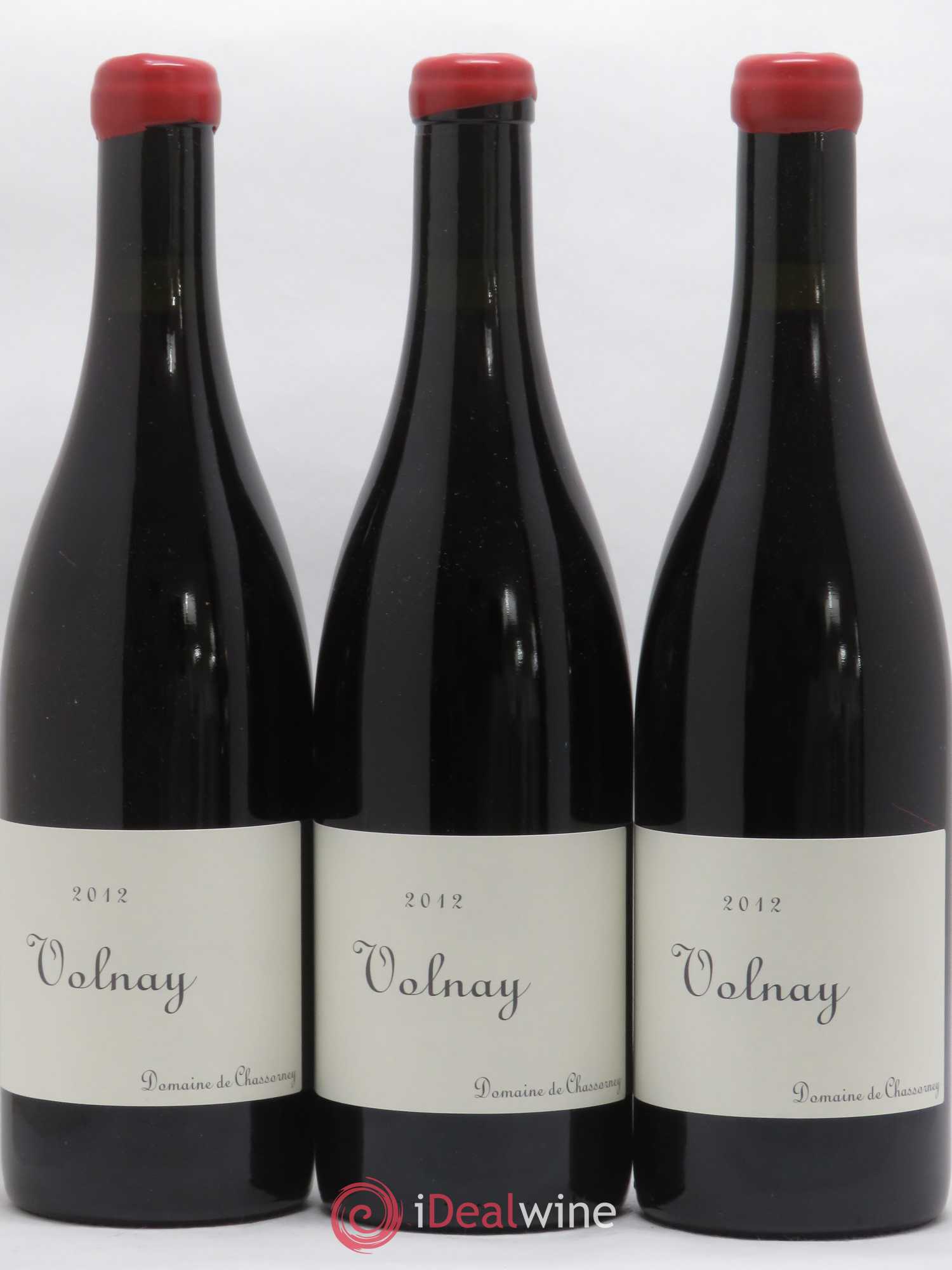 Volnay Domaine de Chassorney - Frédéric Cossard 2012 - Lot de 3 bouteilles - 0