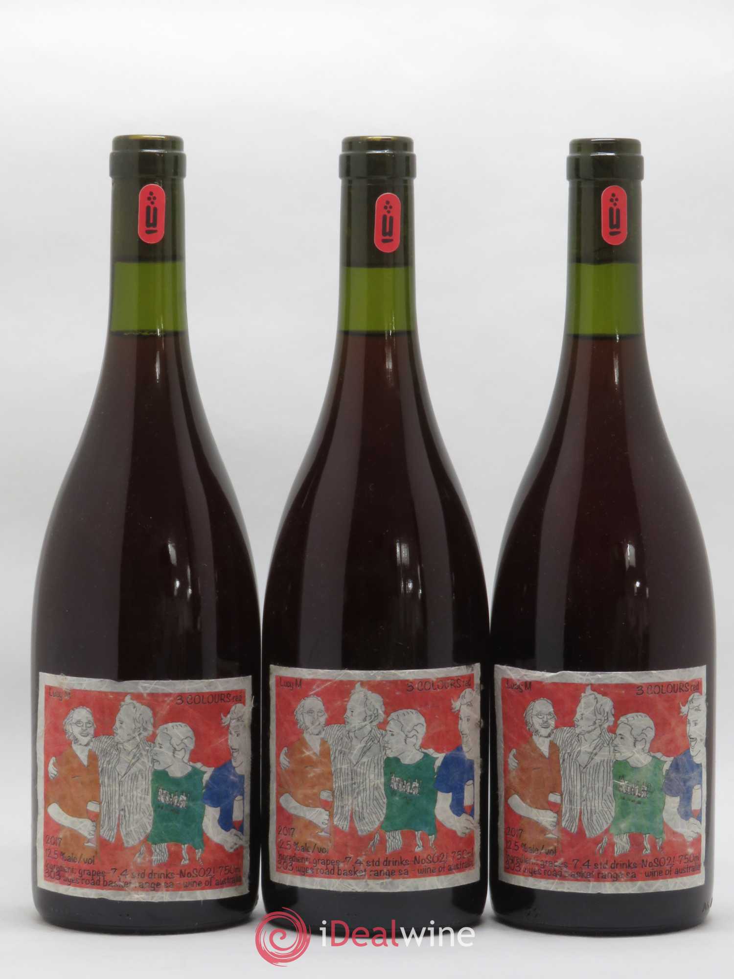 Australie 3 Colours Red Lucy Margaux 2017 - Lot de 3 bouteilles - 0