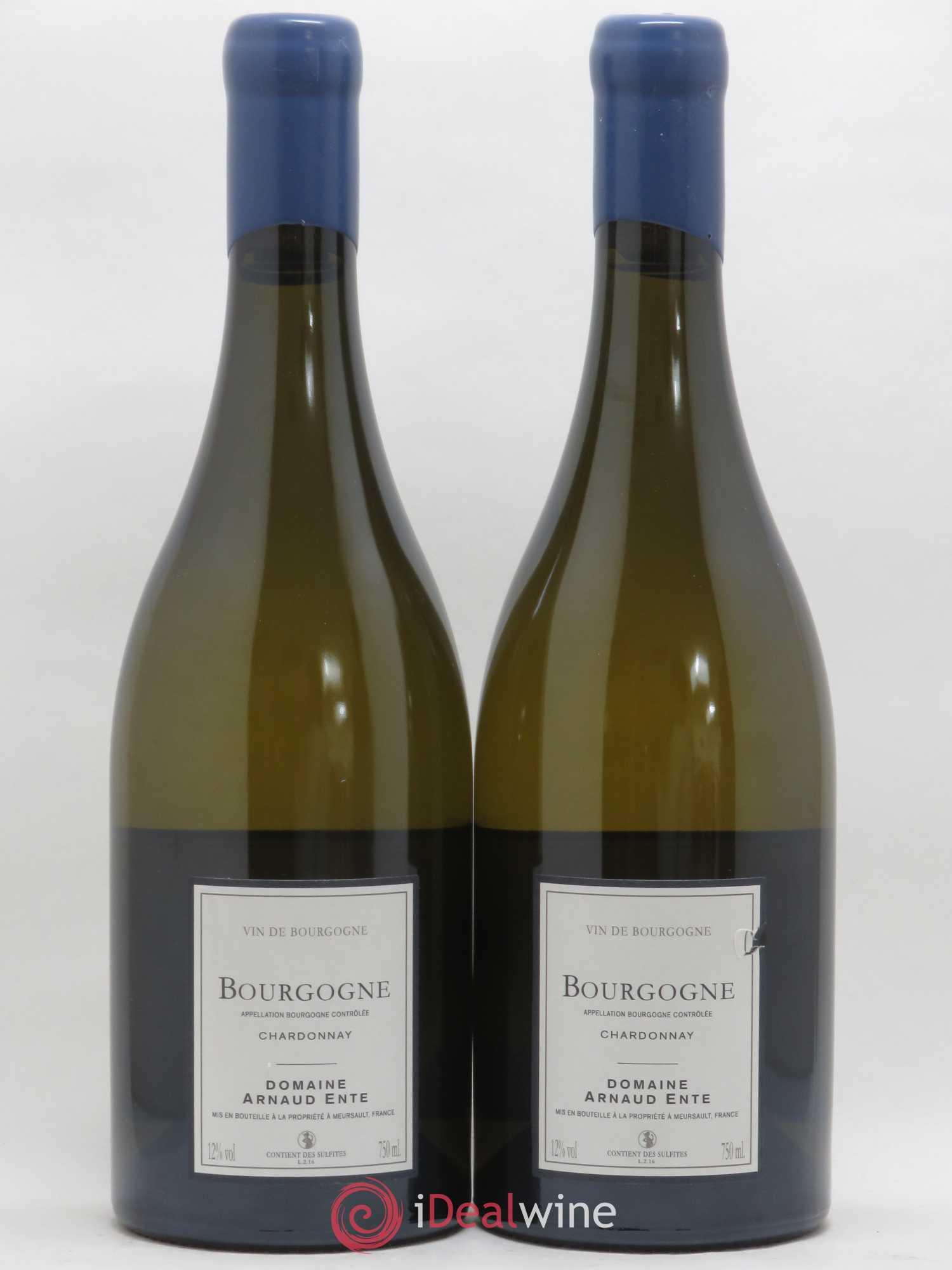 Bourgogne Chardonnay Arnaud Ente 2016 - Lot de 2 bouteilles - 1