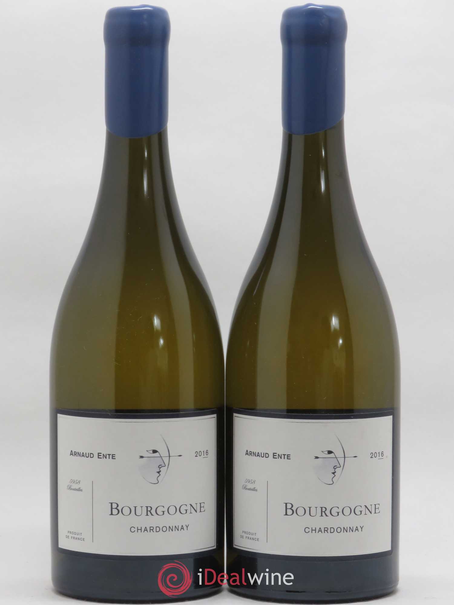 Bourgogne Chardonnay Arnaud Ente 2016 - Lot de 2 bouteilles - 0