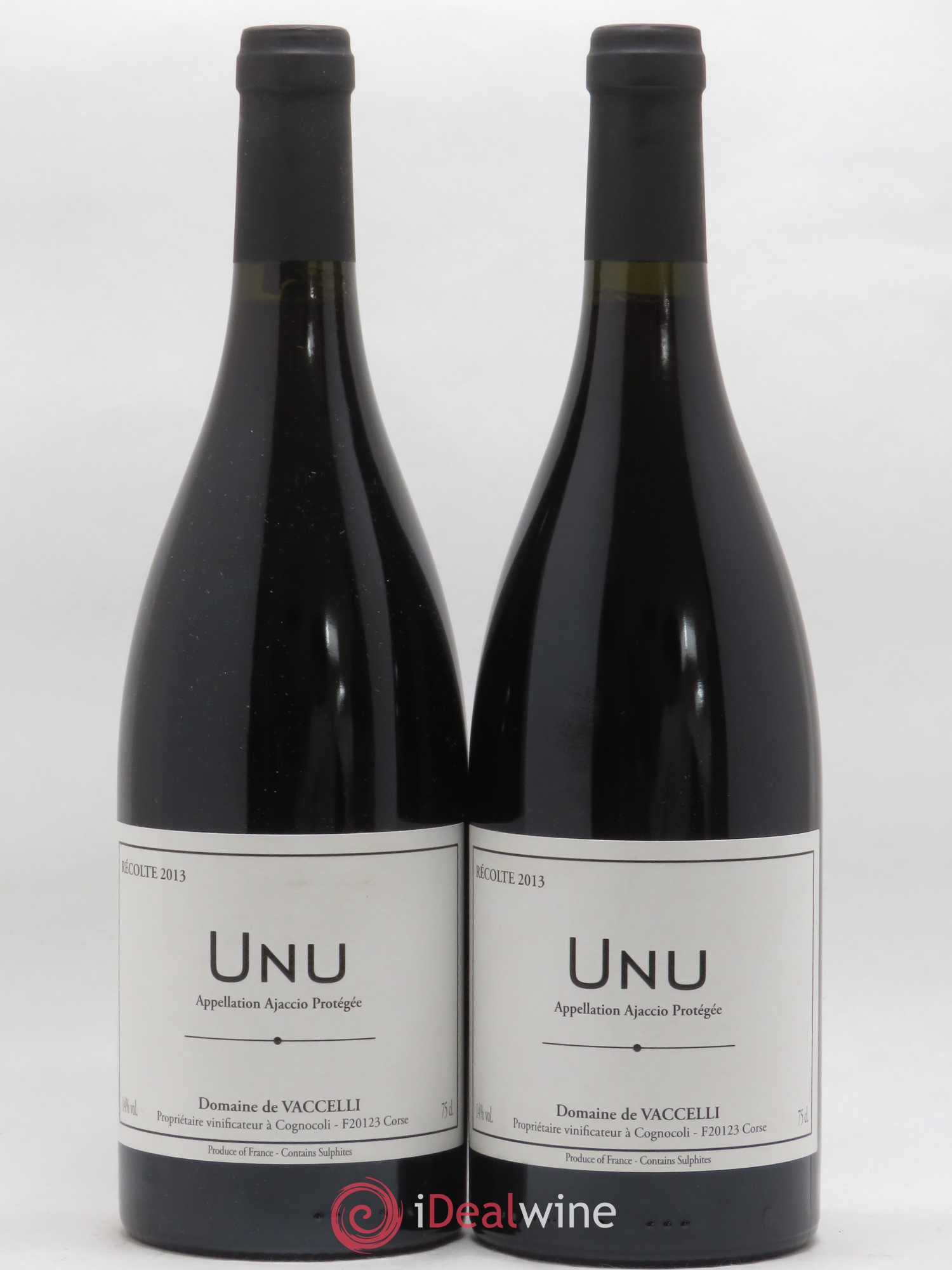 Ajaccio Unu Vaccelli 2013 - Lot de 2 bouteilles - 0