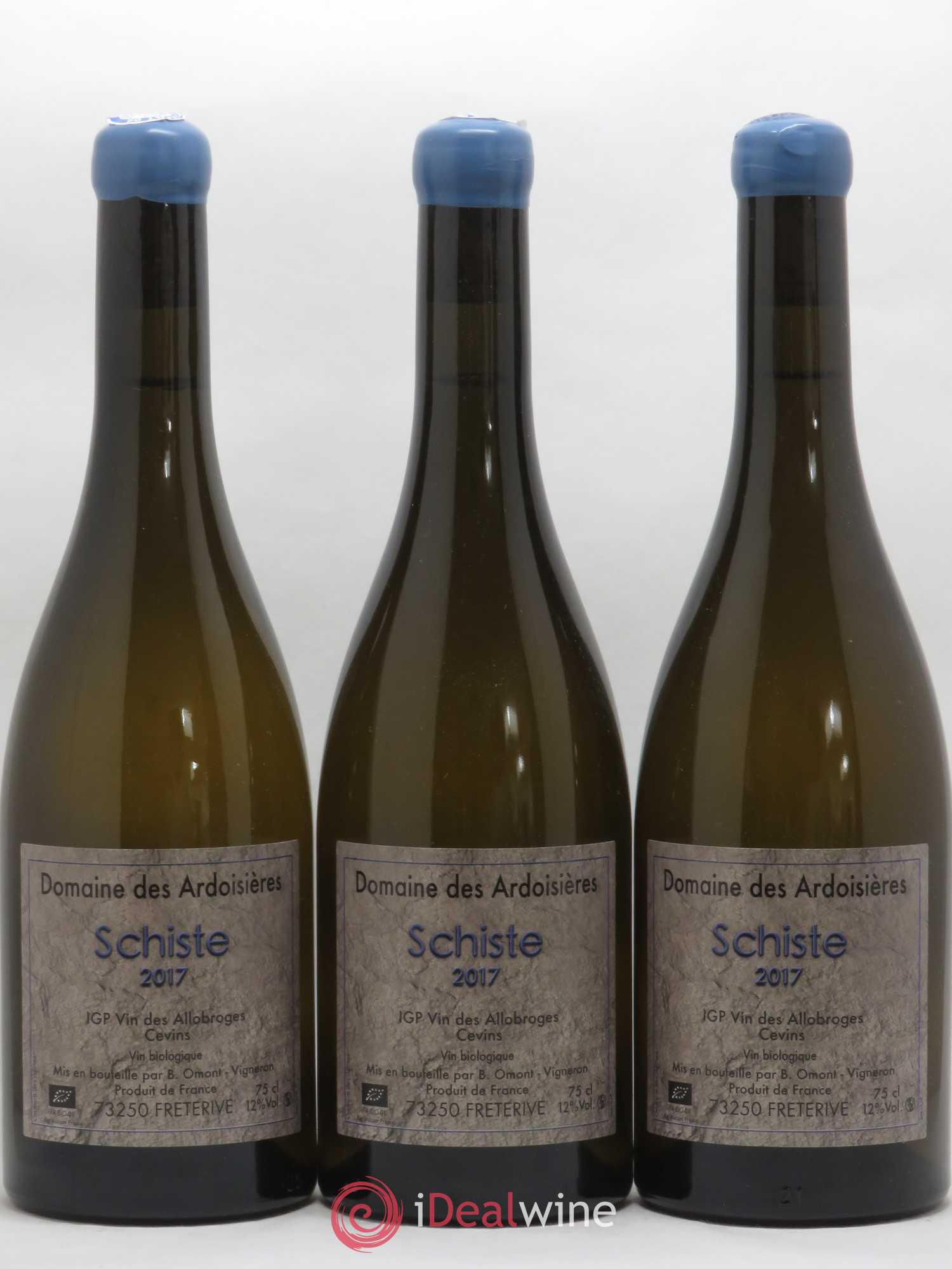 Vin des Allobroges Cevins Schiste Ardoisières (Domaine des) 2017 - Lot de 3 bouteilles - 0