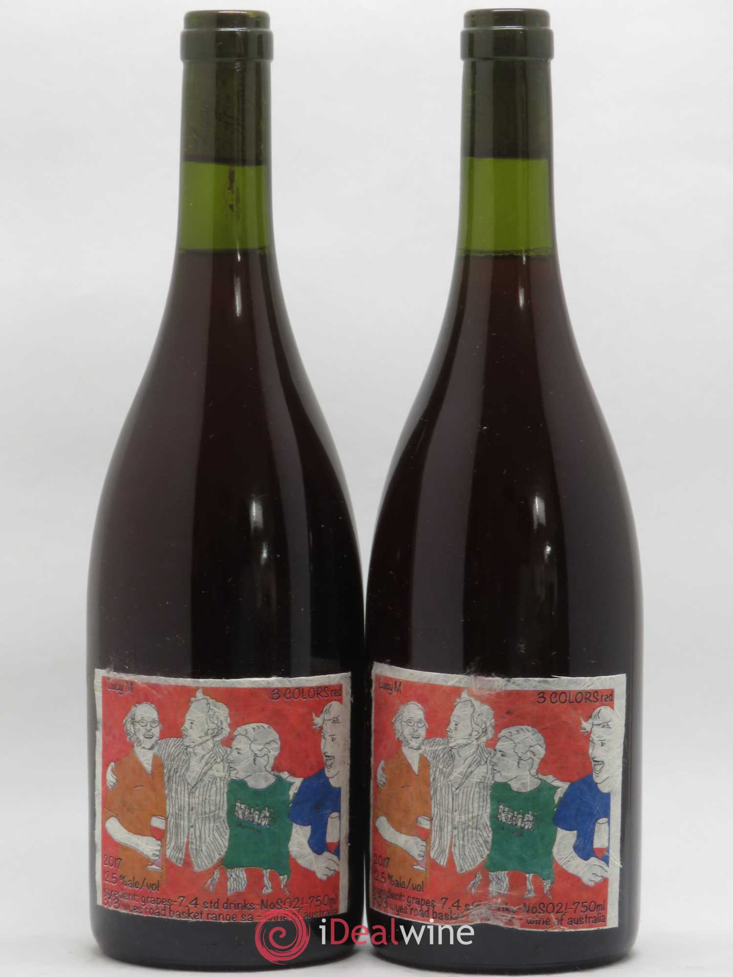 Australie 3 Colours Red Lucy Margaux 2017 - Lot de 2 bouteilles - 0