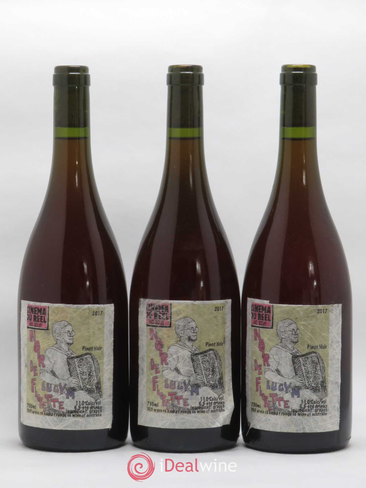 Australie Noir de Florette Lucy Margaux Pinot Noir 2017 - Lot de 3 bouteilles - 0