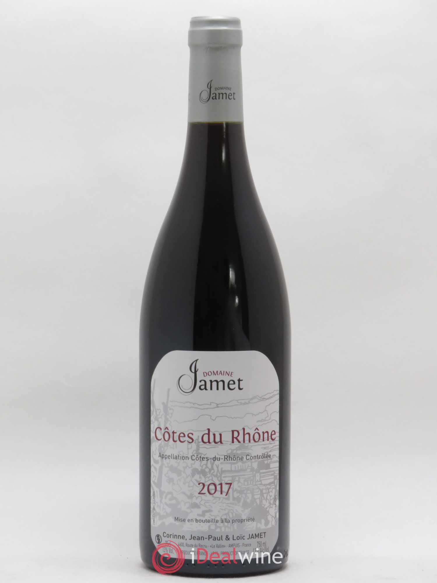 Côtes-du-Rhône Jamet (Domaine) 2017 - Lot de 1 bouteille - 0