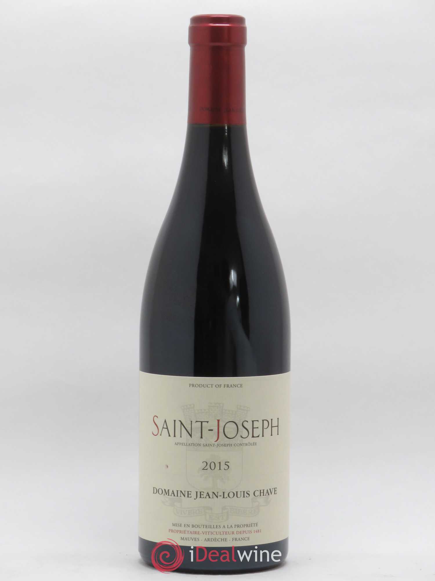 Saint-Joseph Jean-Louis Chave 2015 - Lot de 1 bouteille - 0