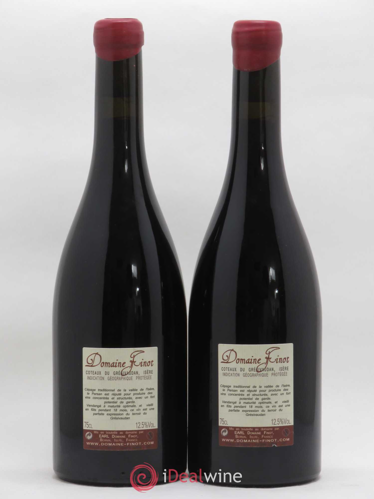 Isère Coteaux du Grésivaudan Persan Domaine Finot 2015 - Lot de 2 bouteilles - 1